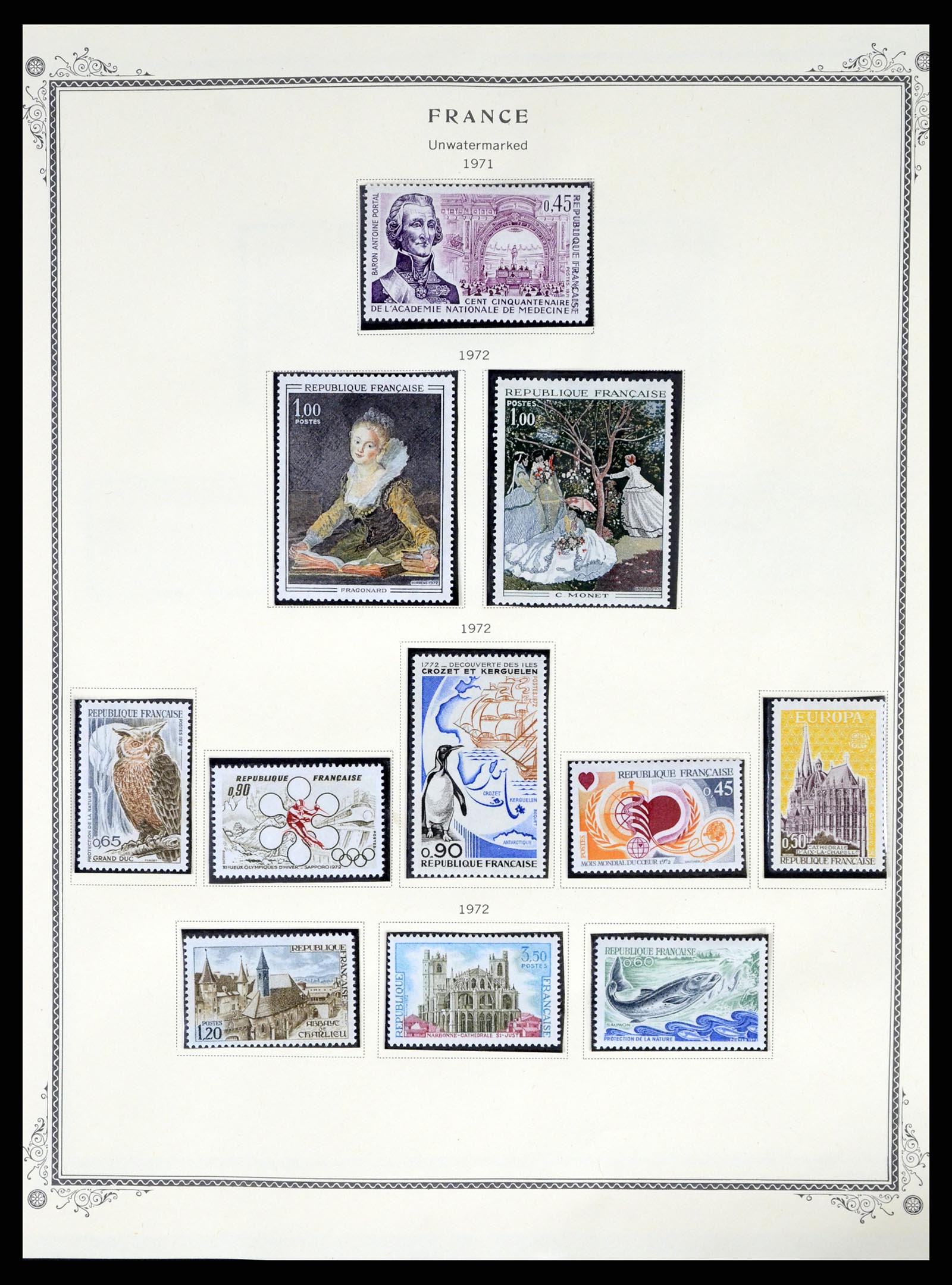 37639 067 - Postzegelverzameling 37639 Frankrijk 1853-1984.