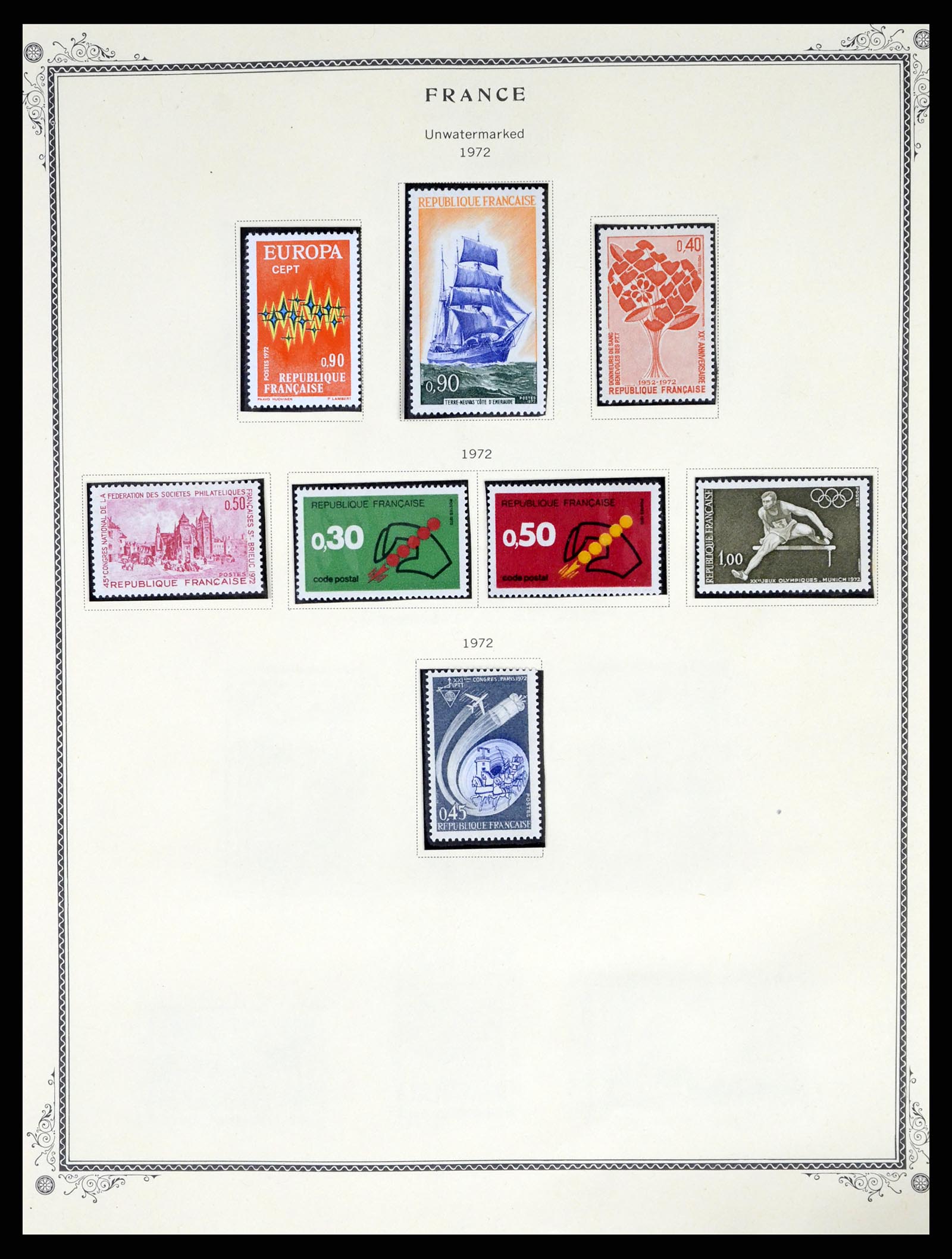 37639 068 - Postzegelverzameling 37639 Frankrijk 1853-1984.