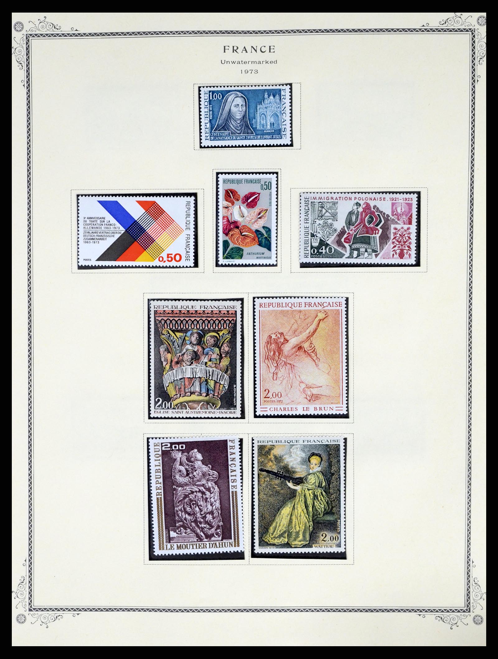 37639 070 - Postzegelverzameling 37639 Frankrijk 1853-1984.