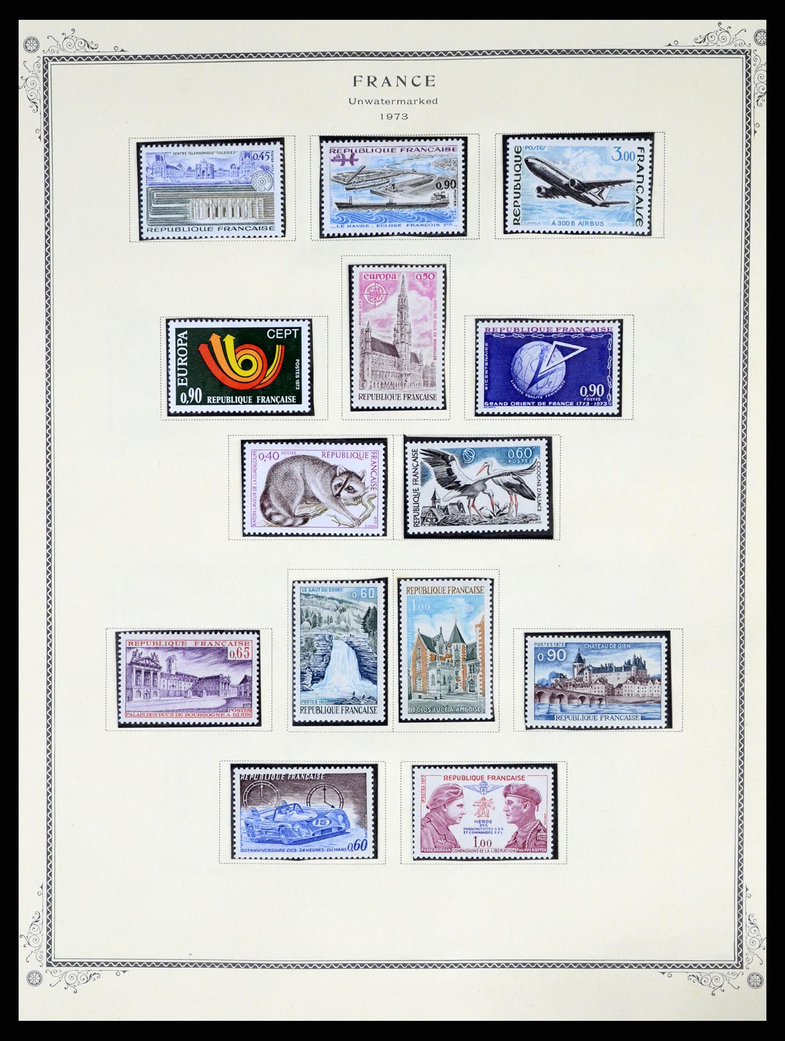 37639 071 - Postzegelverzameling 37639 Frankrijk 1853-1984.