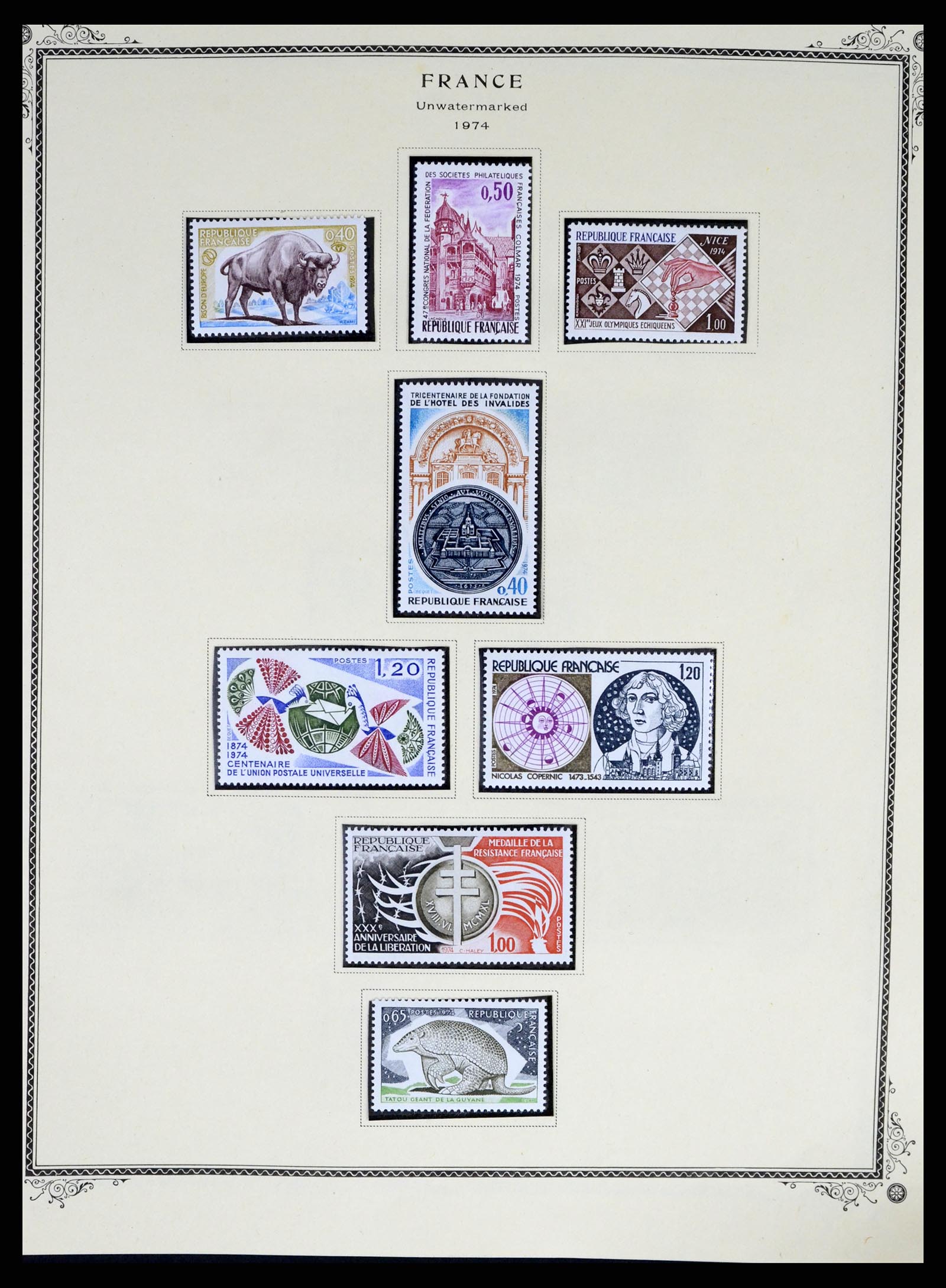 37639 075 - Postzegelverzameling 37639 Frankrijk 1853-1984.