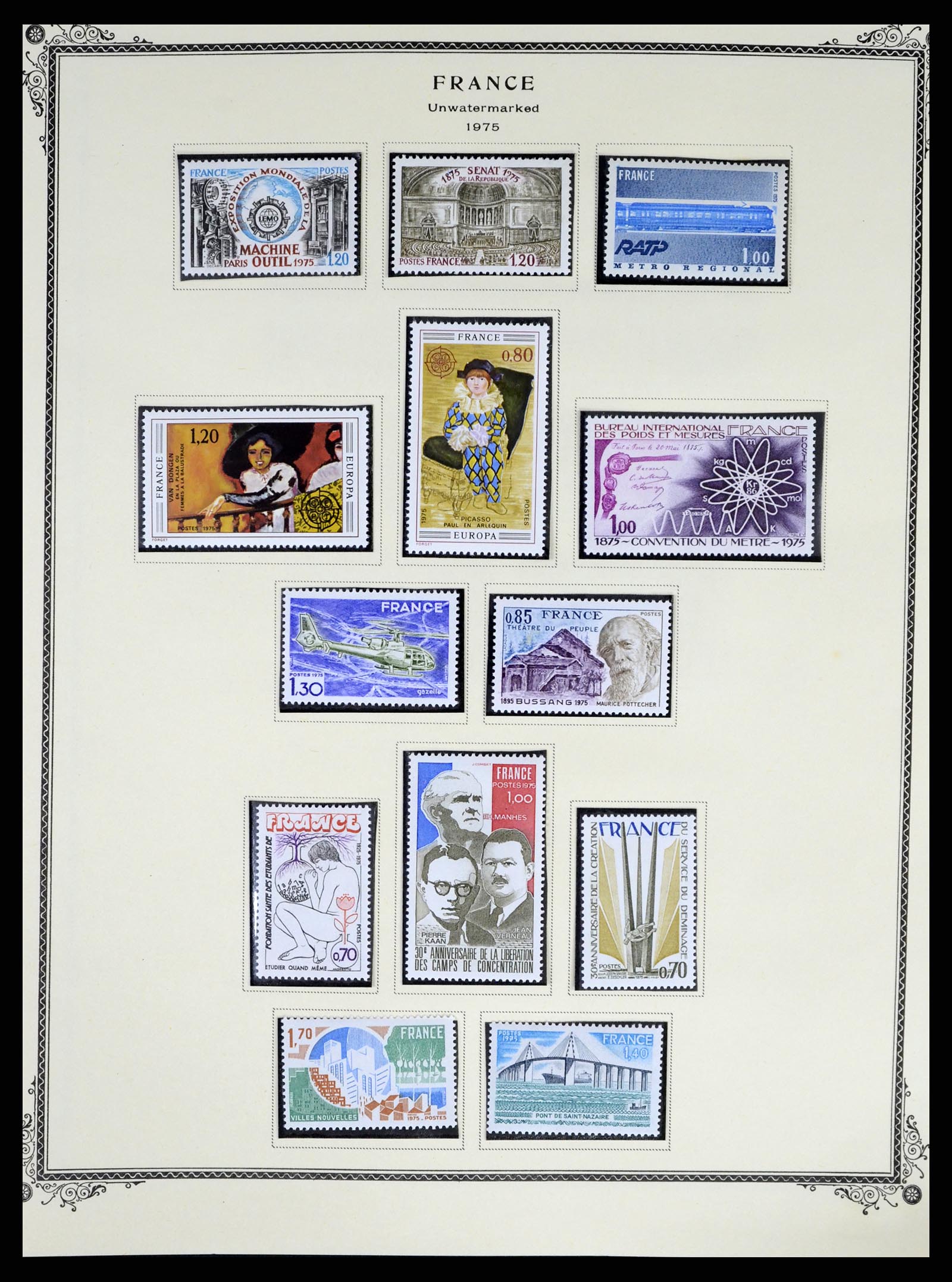 37639 078 - Postzegelverzameling 37639 Frankrijk 1853-1984.