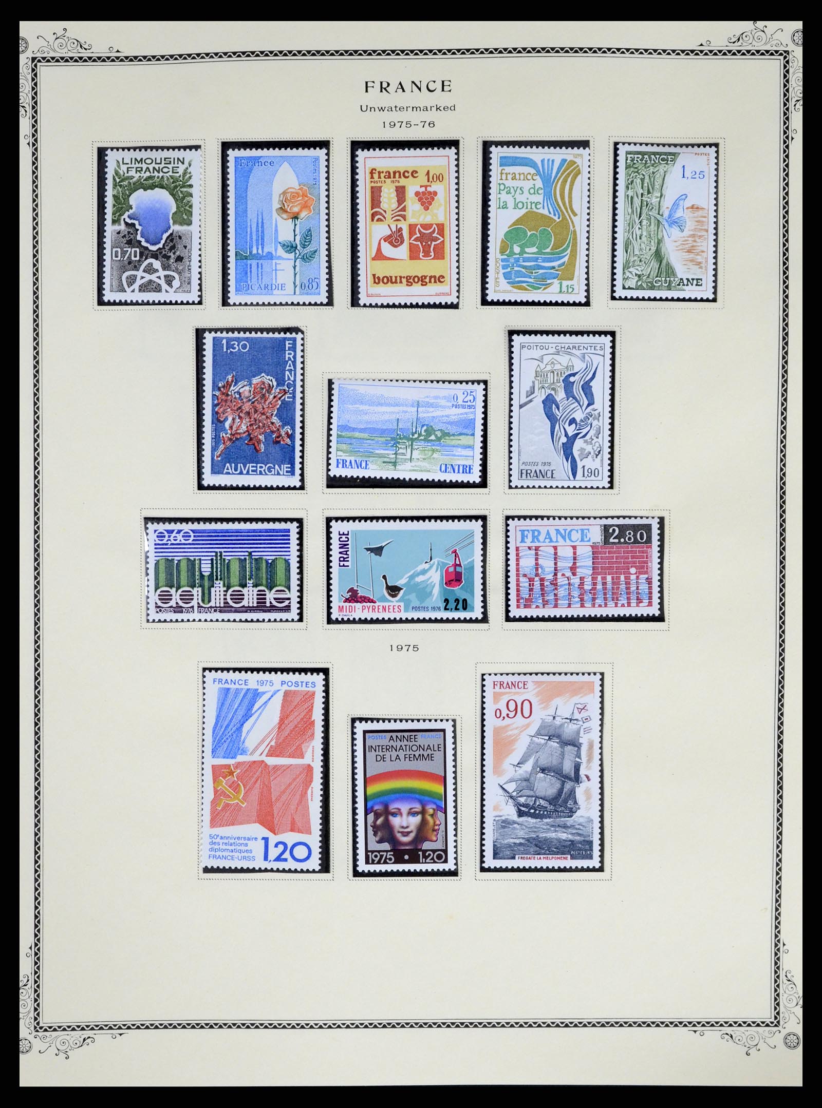 37639 080 - Postzegelverzameling 37639 Frankrijk 1853-1984.