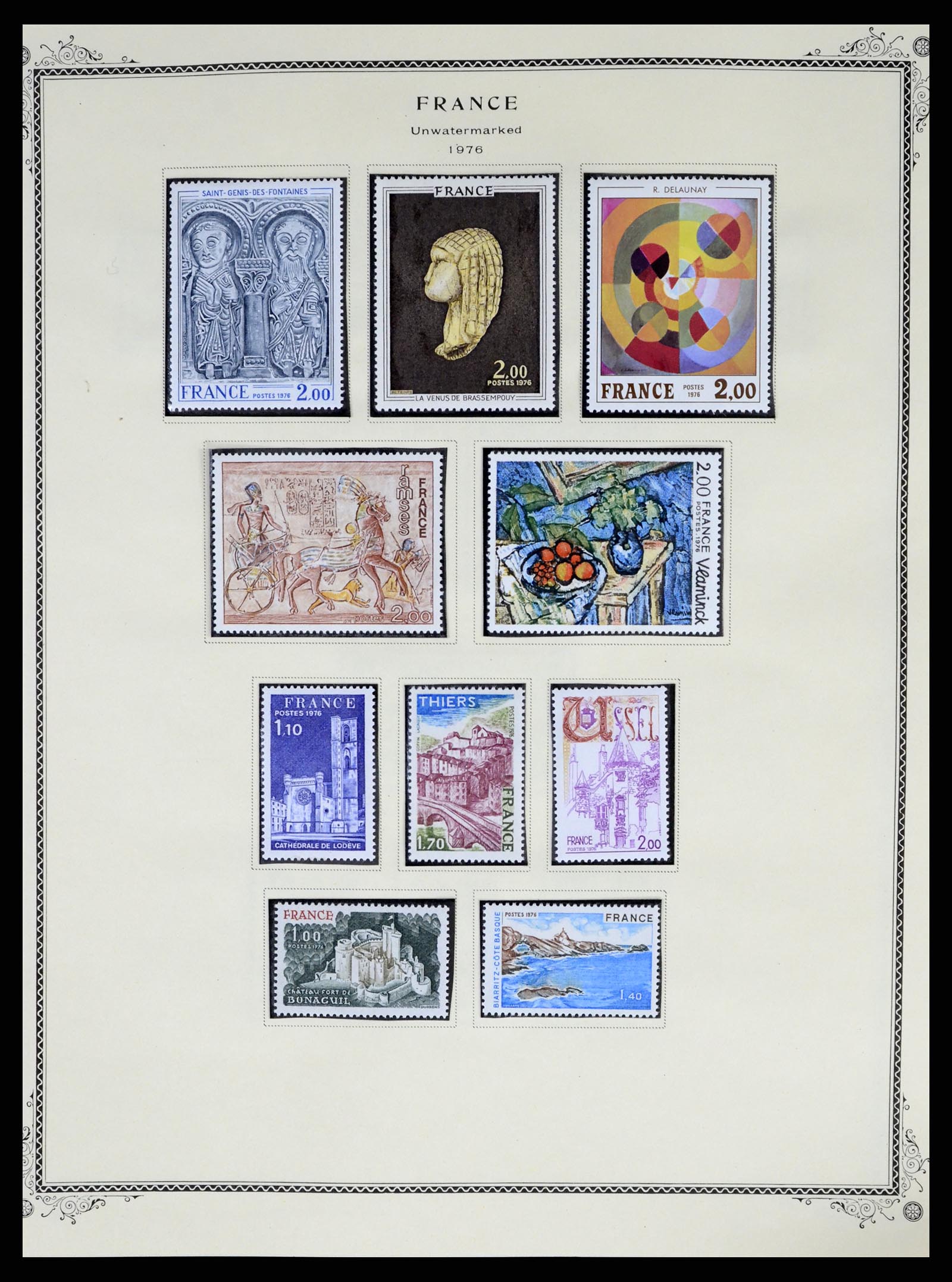 37639 081 - Postzegelverzameling 37639 Frankrijk 1853-1984.