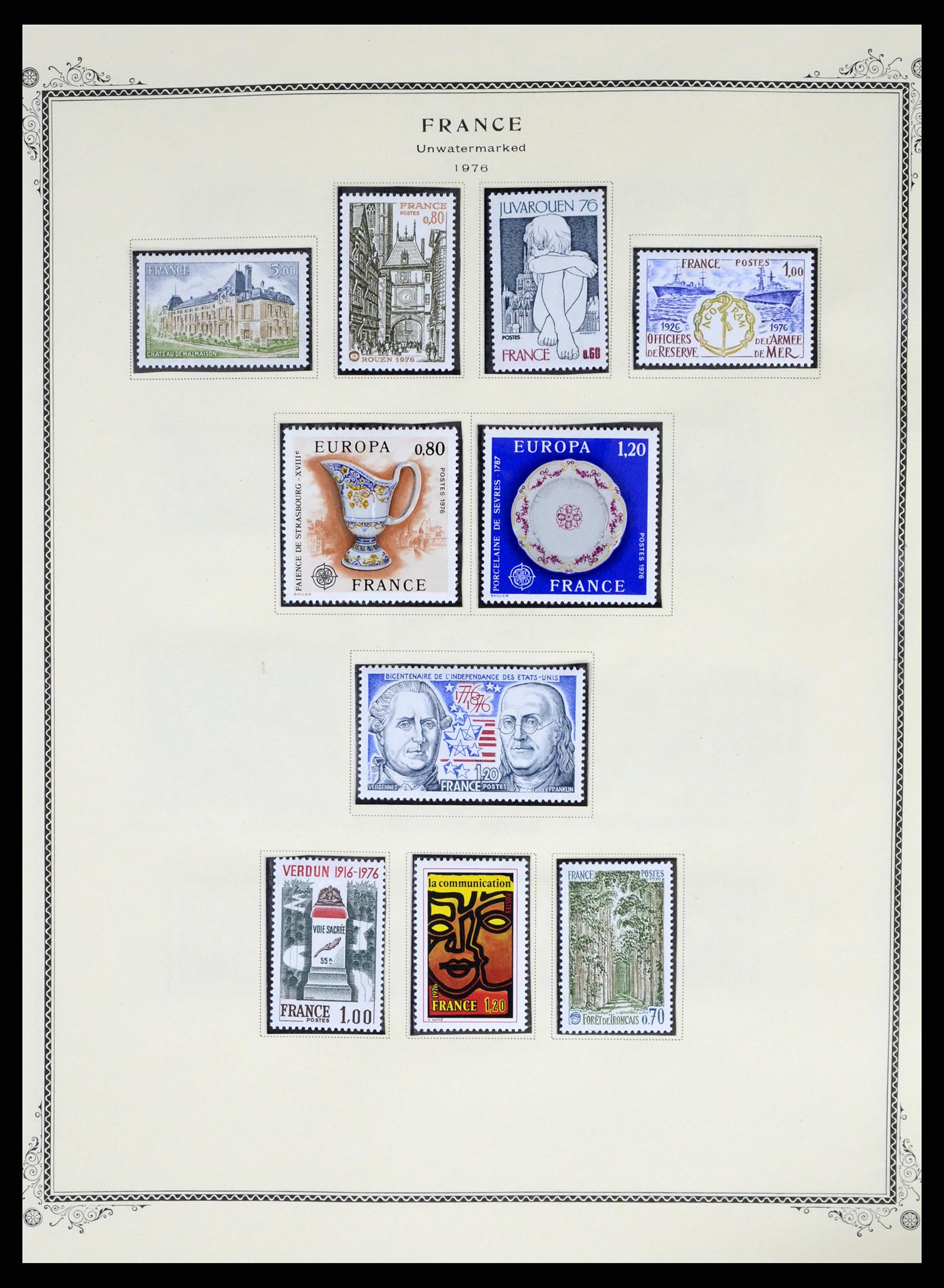 37639 082 - Postzegelverzameling 37639 Frankrijk 1853-1984.