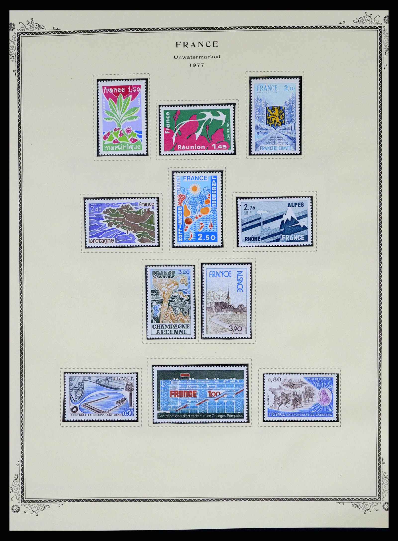 37639 084 - Postzegelverzameling 37639 Frankrijk 1853-1984.