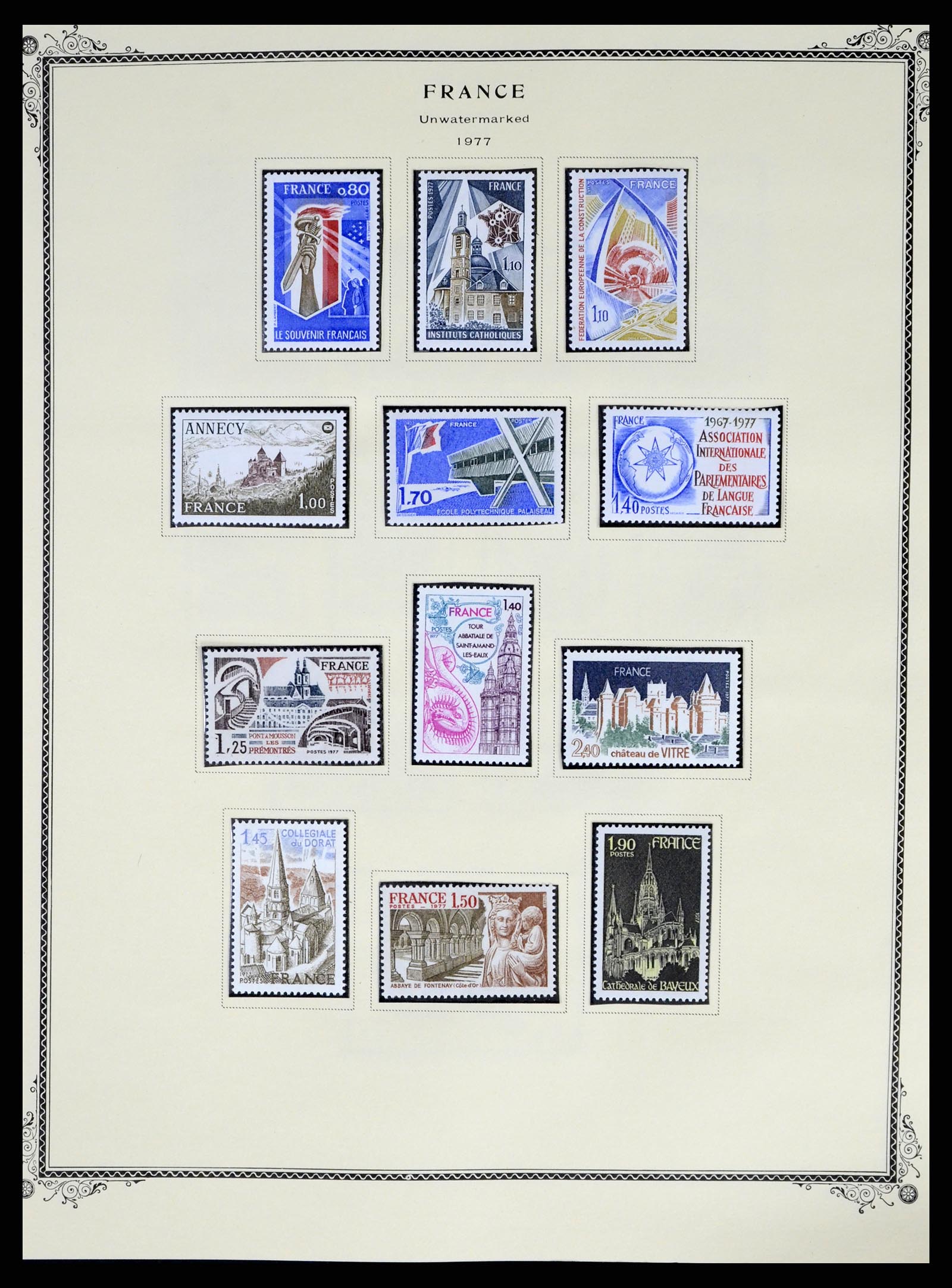 37639 086 - Postzegelverzameling 37639 Frankrijk 1853-1984.