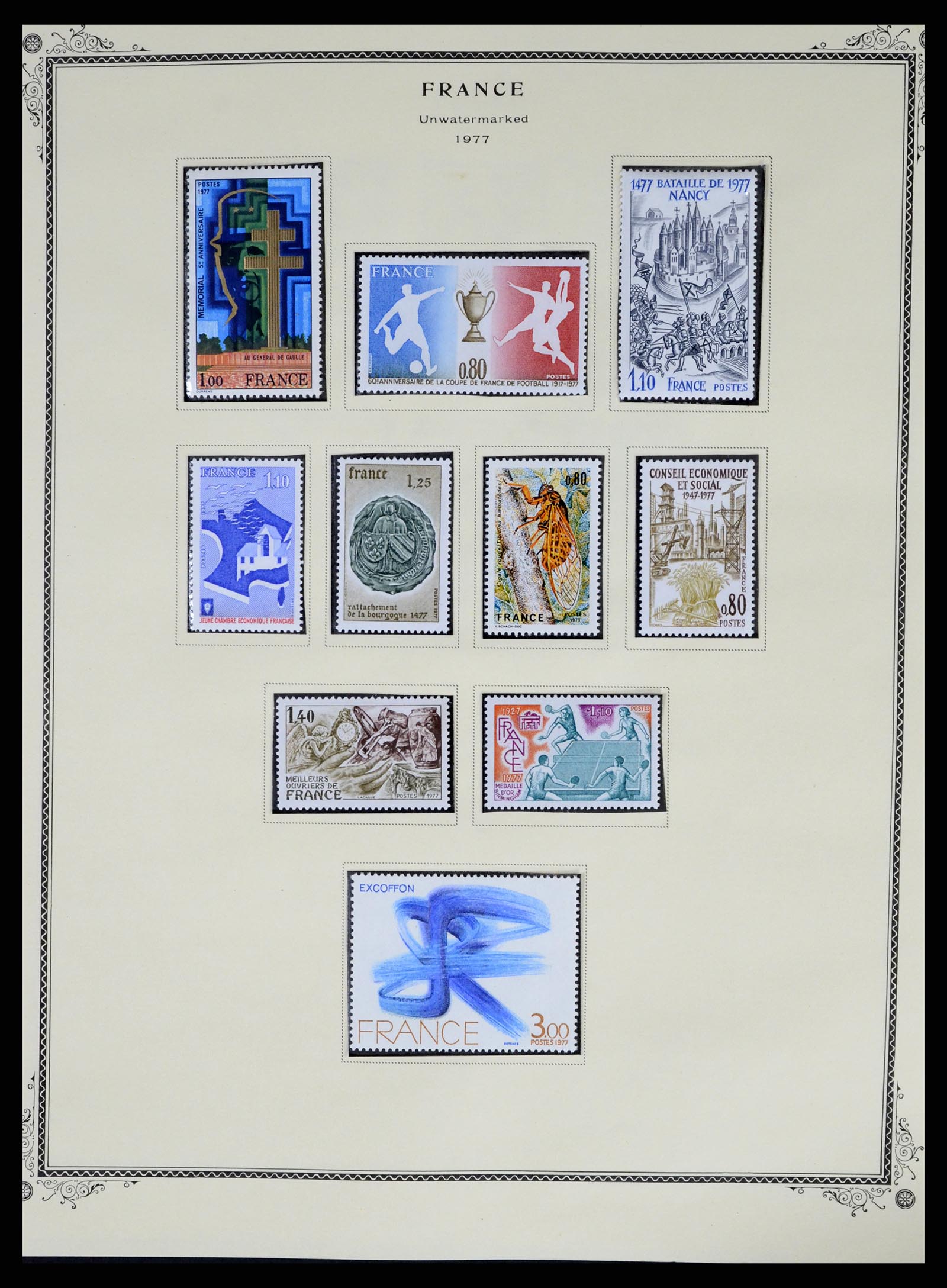 37639 087 - Postzegelverzameling 37639 Frankrijk 1853-1984.