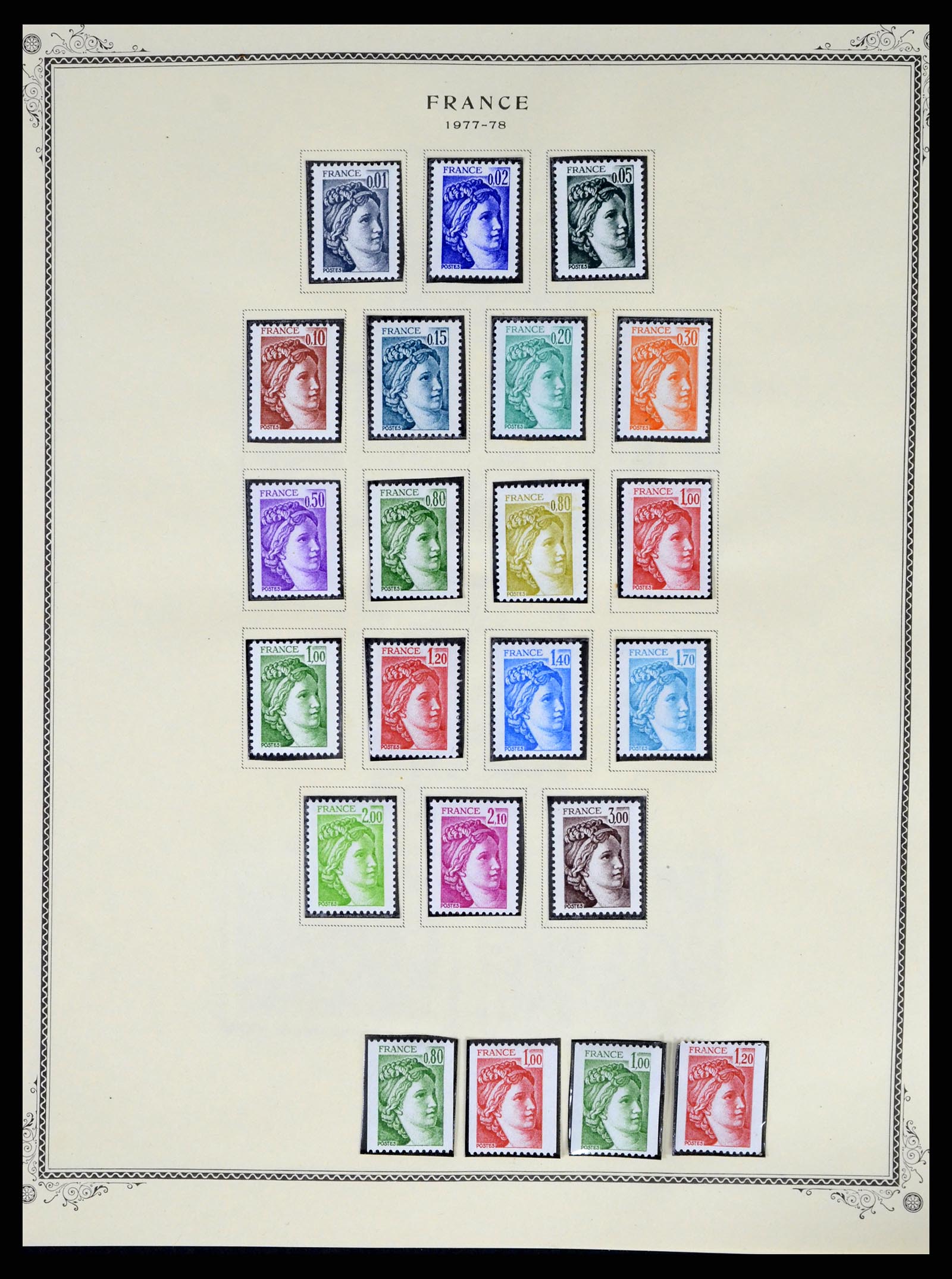 37639 089 - Postzegelverzameling 37639 Frankrijk 1853-1984.