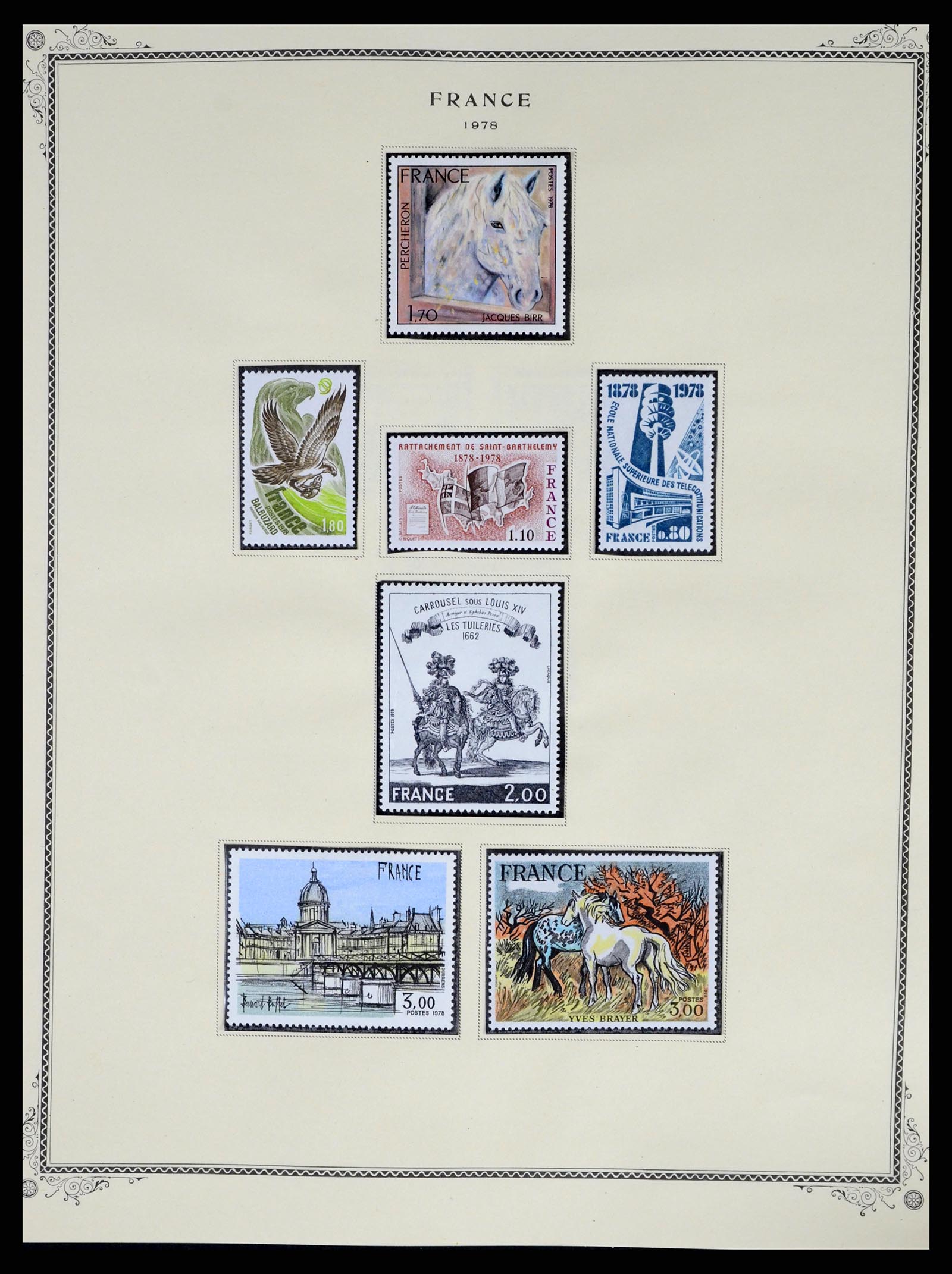 37639 090 - Postzegelverzameling 37639 Frankrijk 1853-1984.