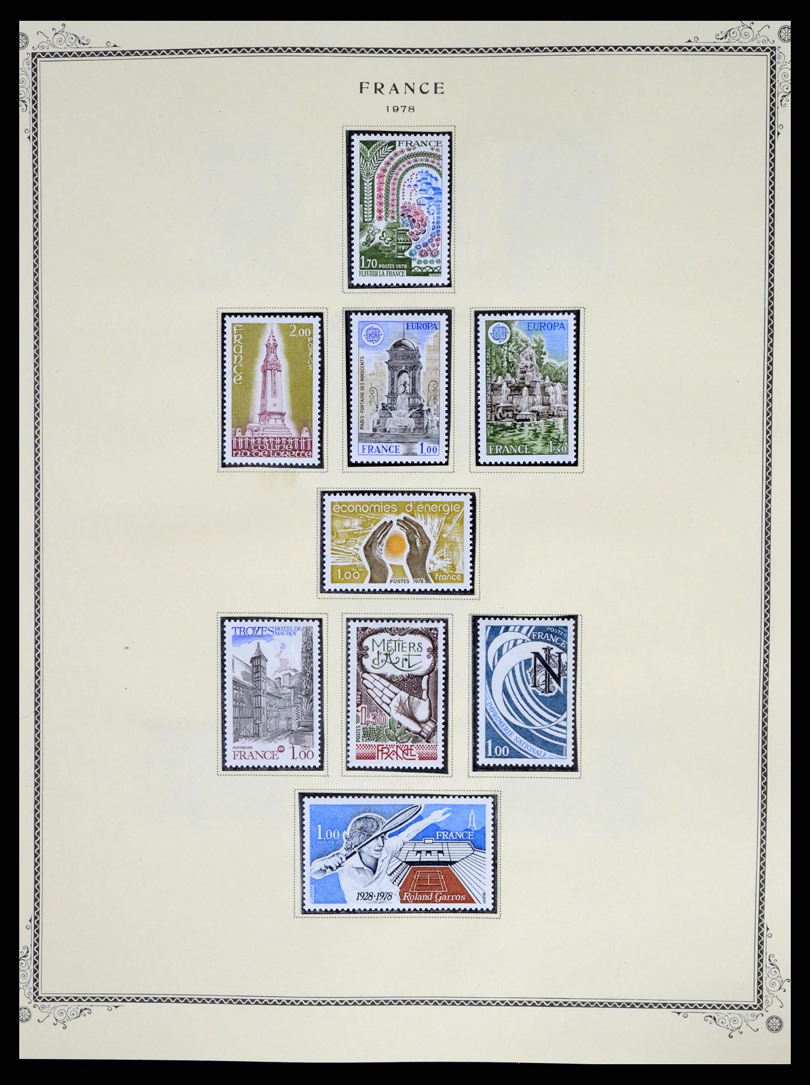37639 093 - Postzegelverzameling 37639 Frankrijk 1853-1984.