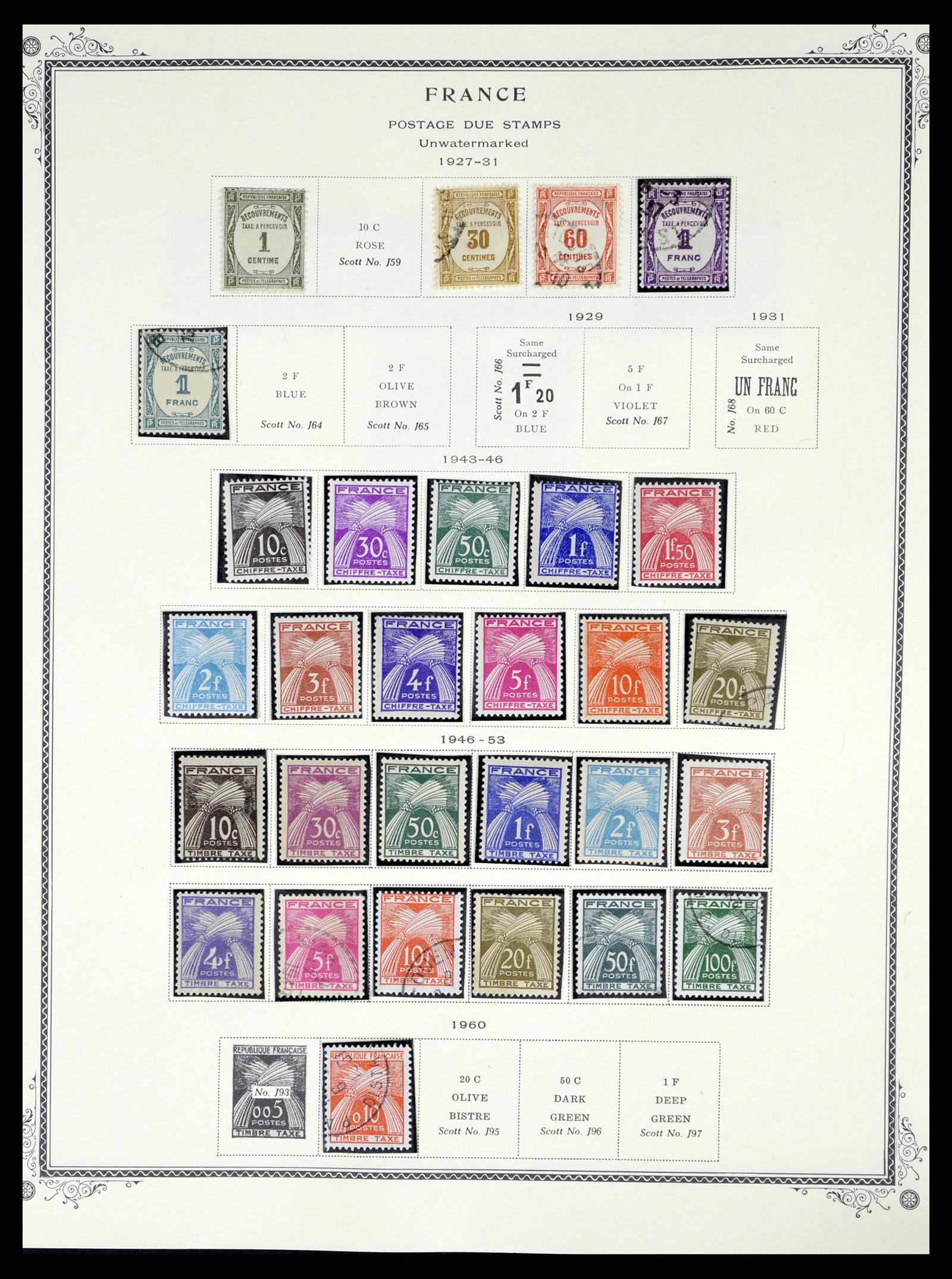 37639 164 - Postzegelverzameling 37639 Frankrijk 1853-1984.
