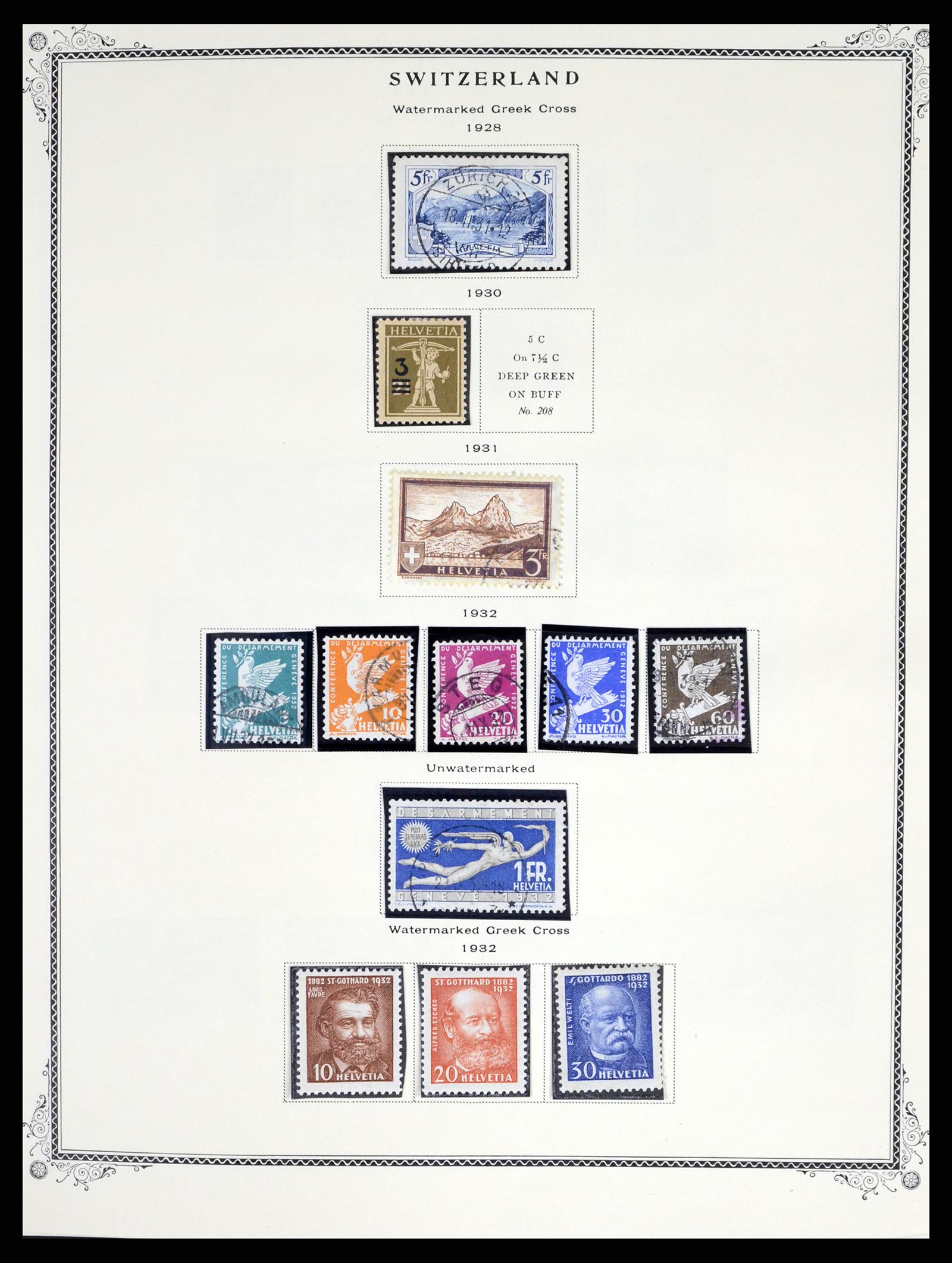 37641 009 - Stamp collection 37641 Switzerland 1855-1984.