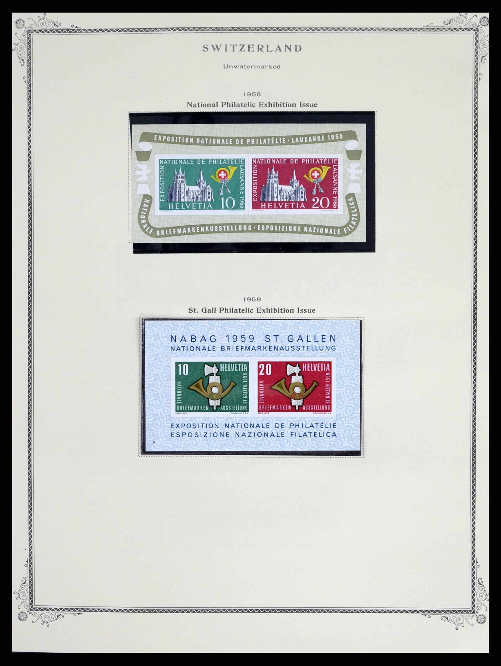 37641 019 - Postzegelverzameling 37641 Zwitserland 1855-1984.