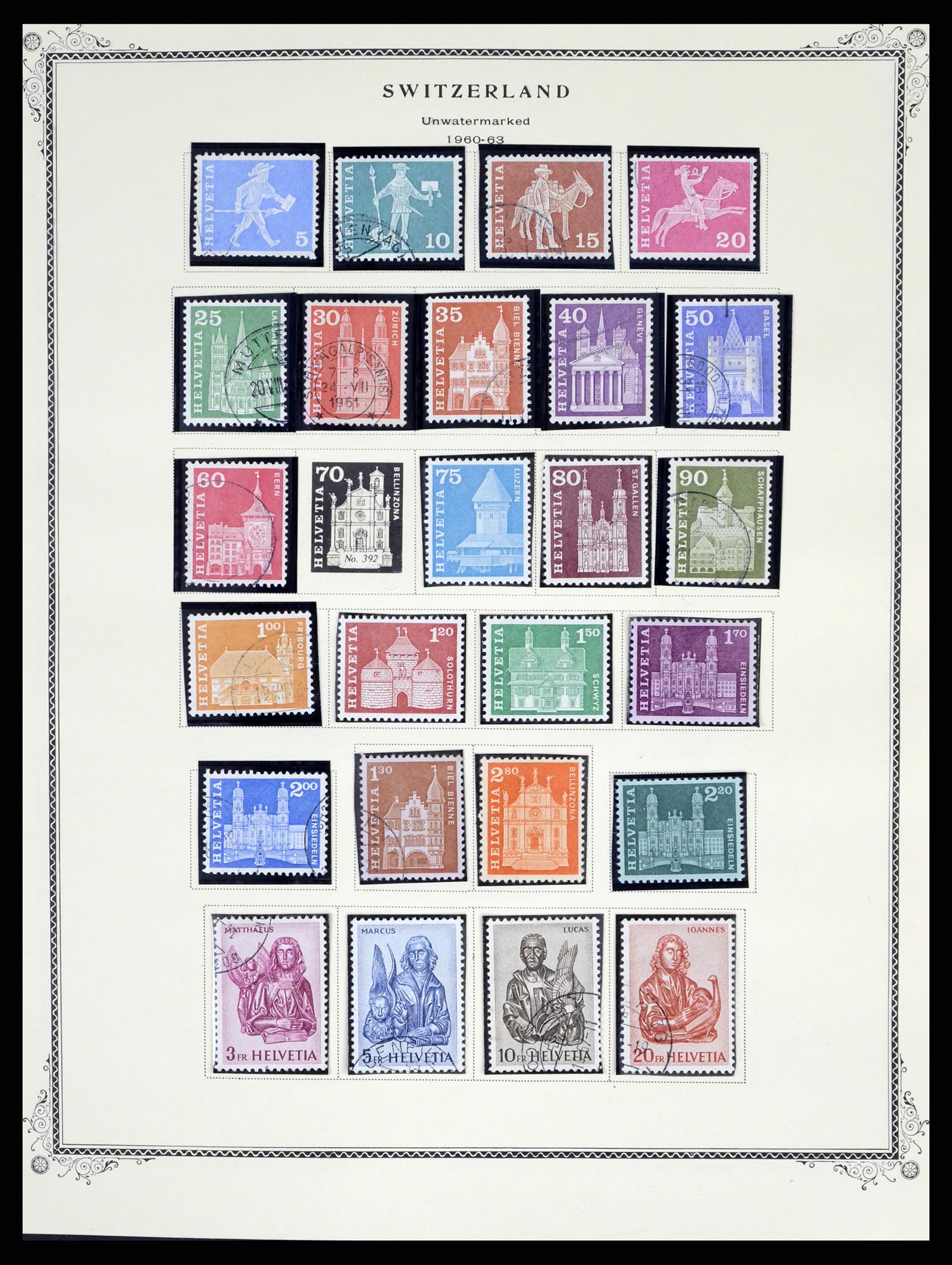 37641 021 - Stamp collection 37641 Switzerland 1855-1984.