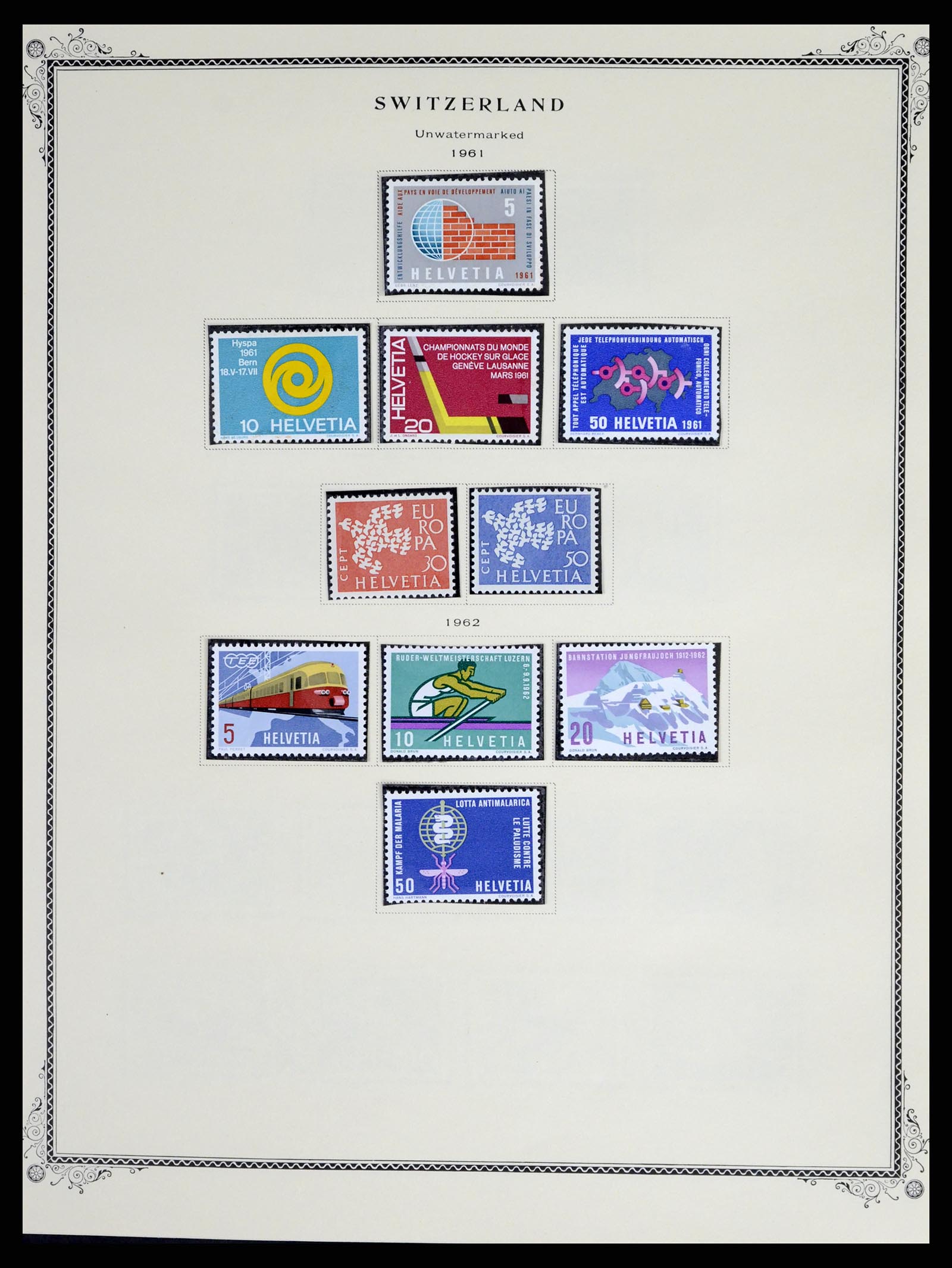 37641 022 - Stamp collection 37641 Switzerland 1855-1984.