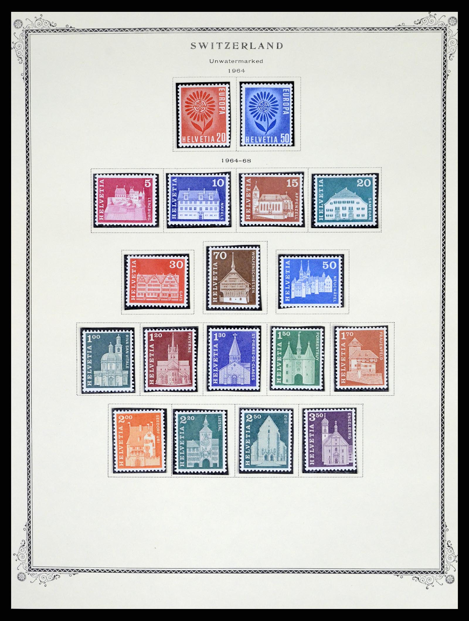 37641 025 - Stamp collection 37641 Switzerland 1855-1984.