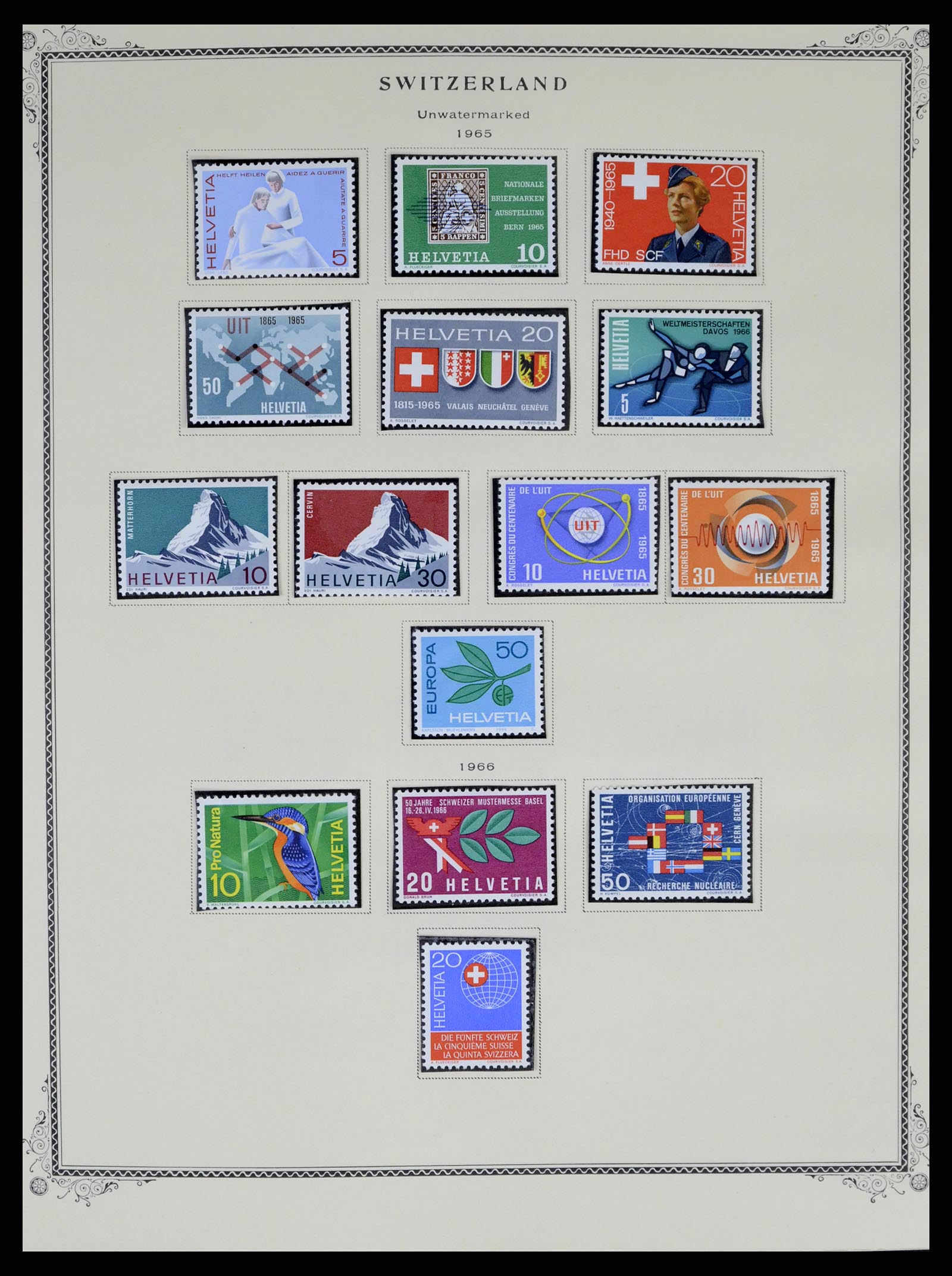 37641 026 - Stamp collection 37641 Switzerland 1855-1984.