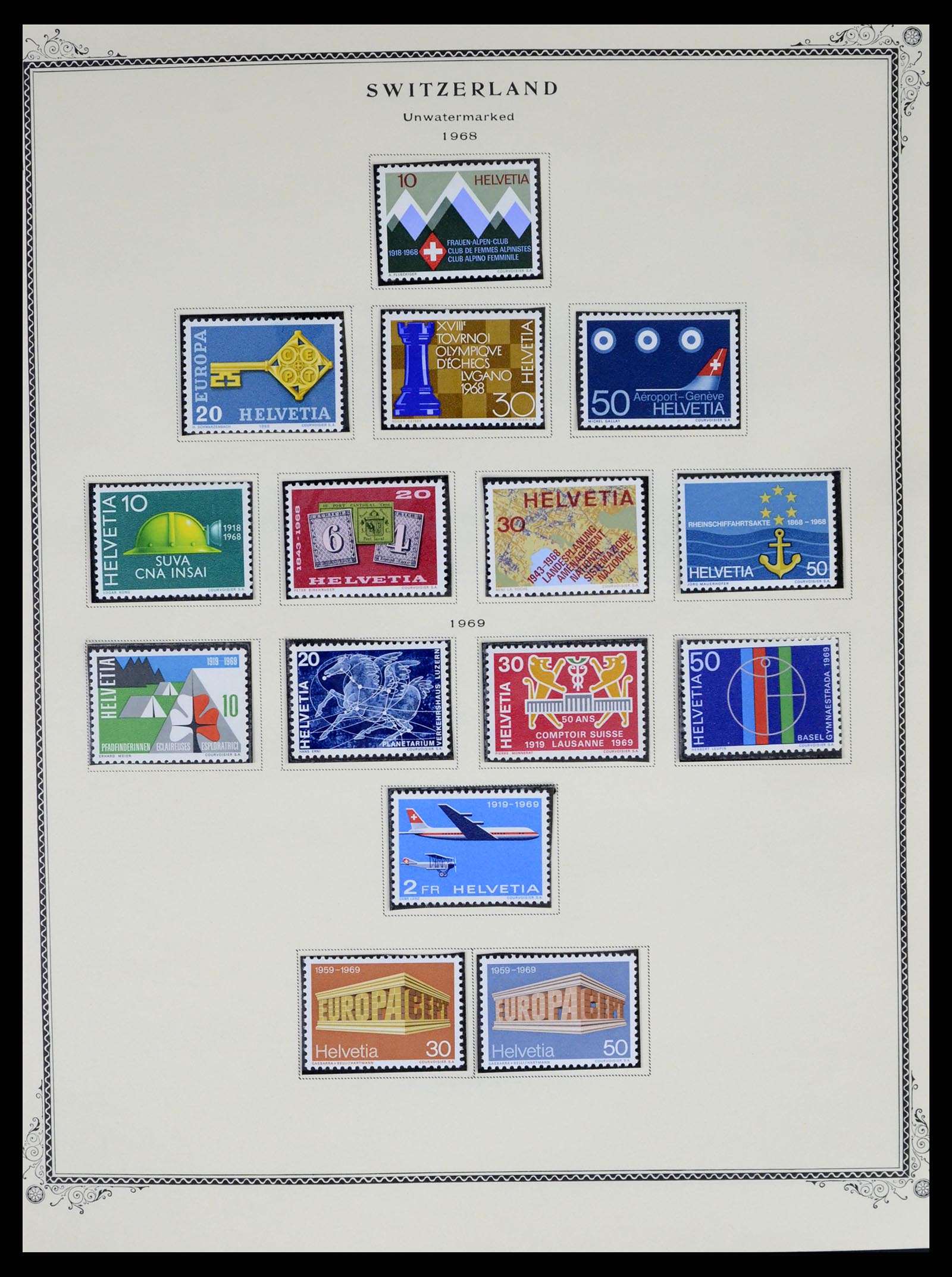 37641 028 - Stamp collection 37641 Switzerland 1855-1984.