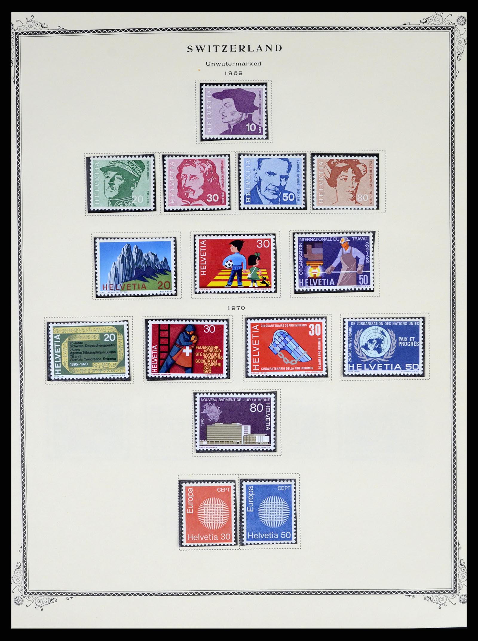 37641 029 - Stamp collection 37641 Switzerland 1855-1984.