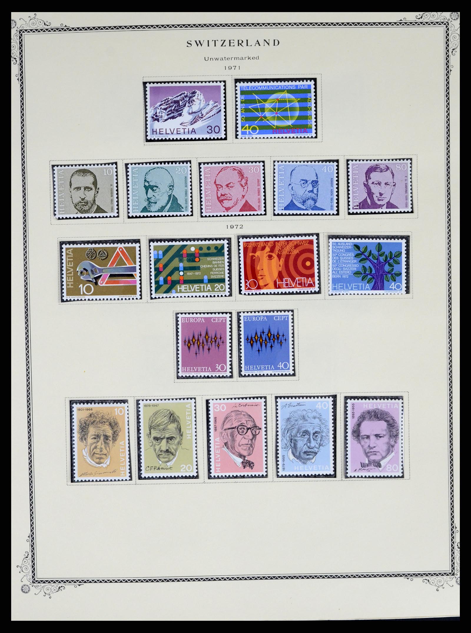 37641 032 - Stamp collection 37641 Switzerland 1855-1984.