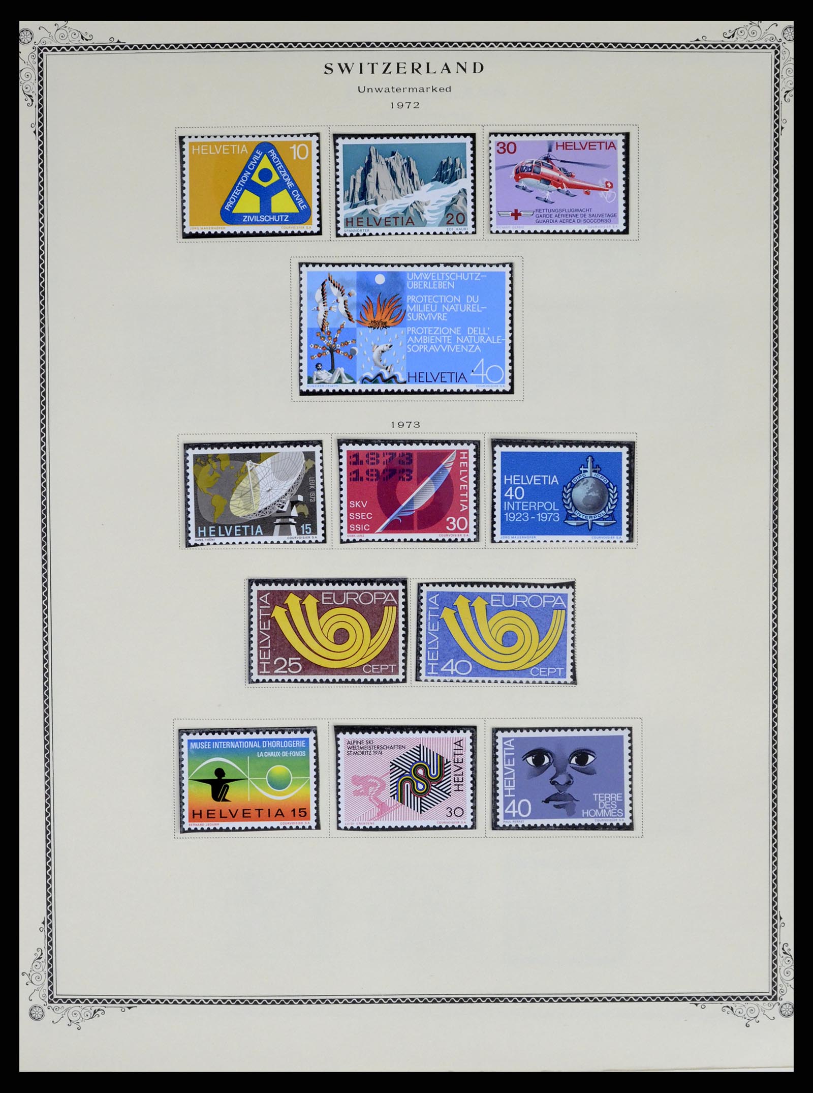 37641 033 - Stamp collection 37641 Switzerland 1855-1984.