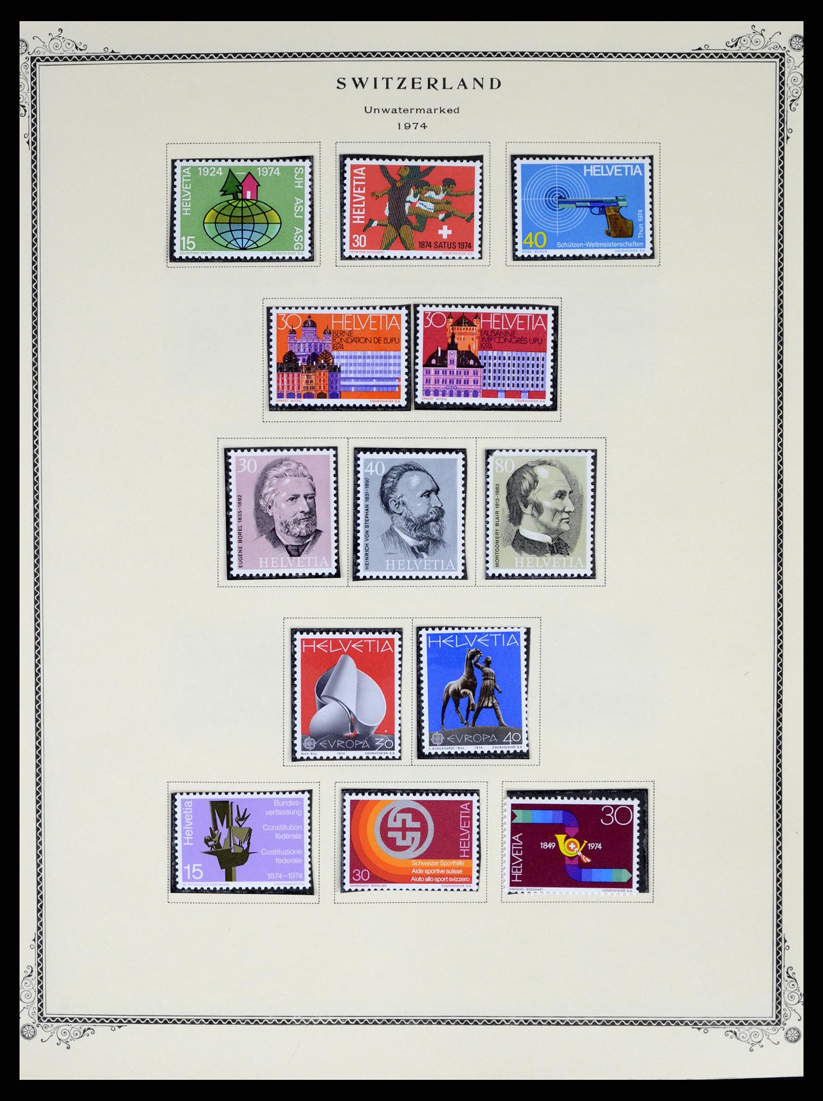 37641 037 - Stamp collection 37641 Switzerland 1855-1984.