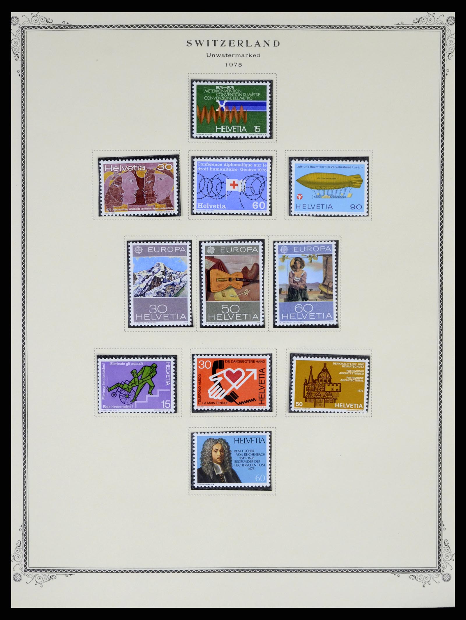 37641 038 - Stamp collection 37641 Switzerland 1855-1984.