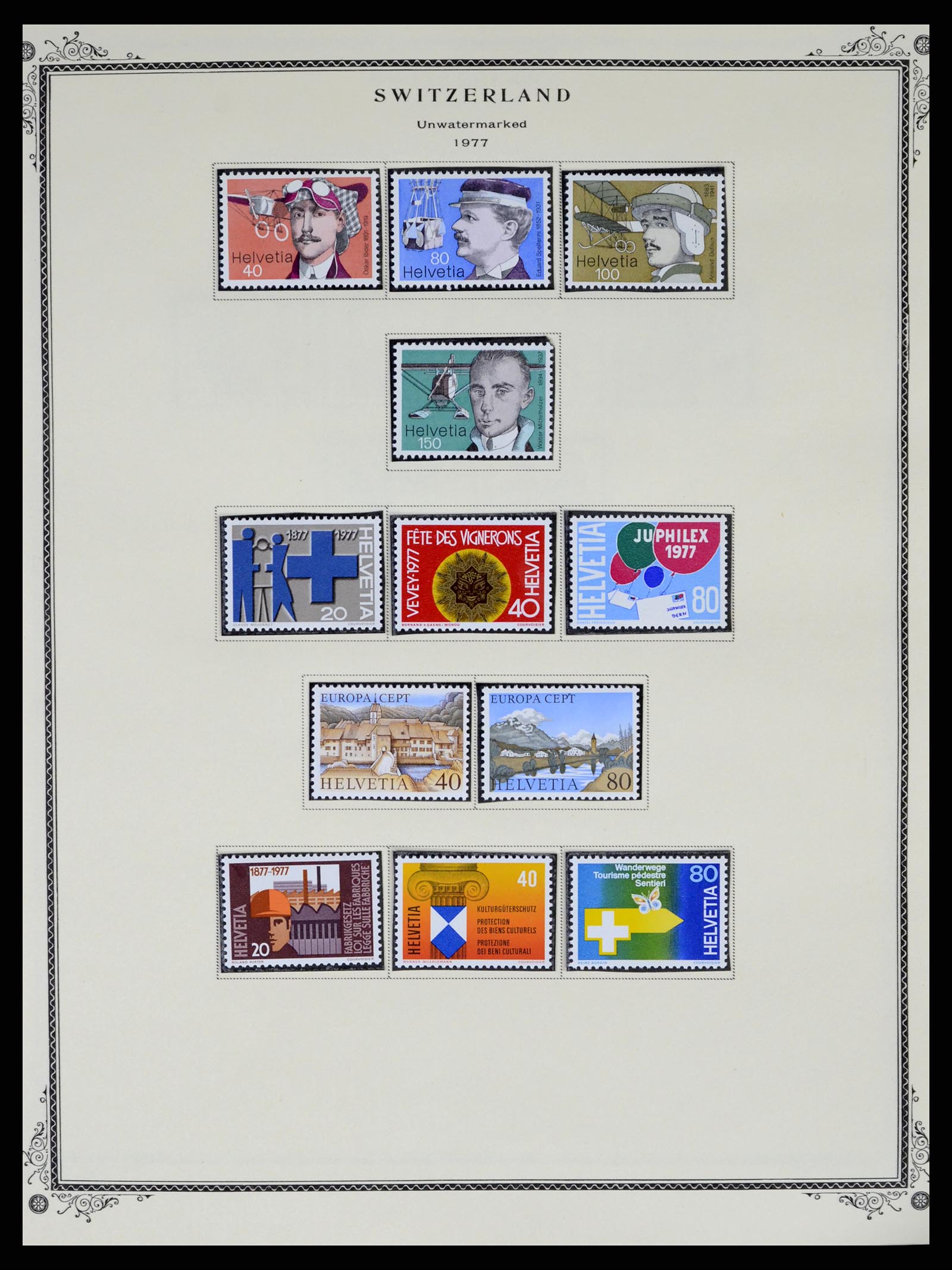 37641 040 - Stamp collection 37641 Switzerland 1855-1984.