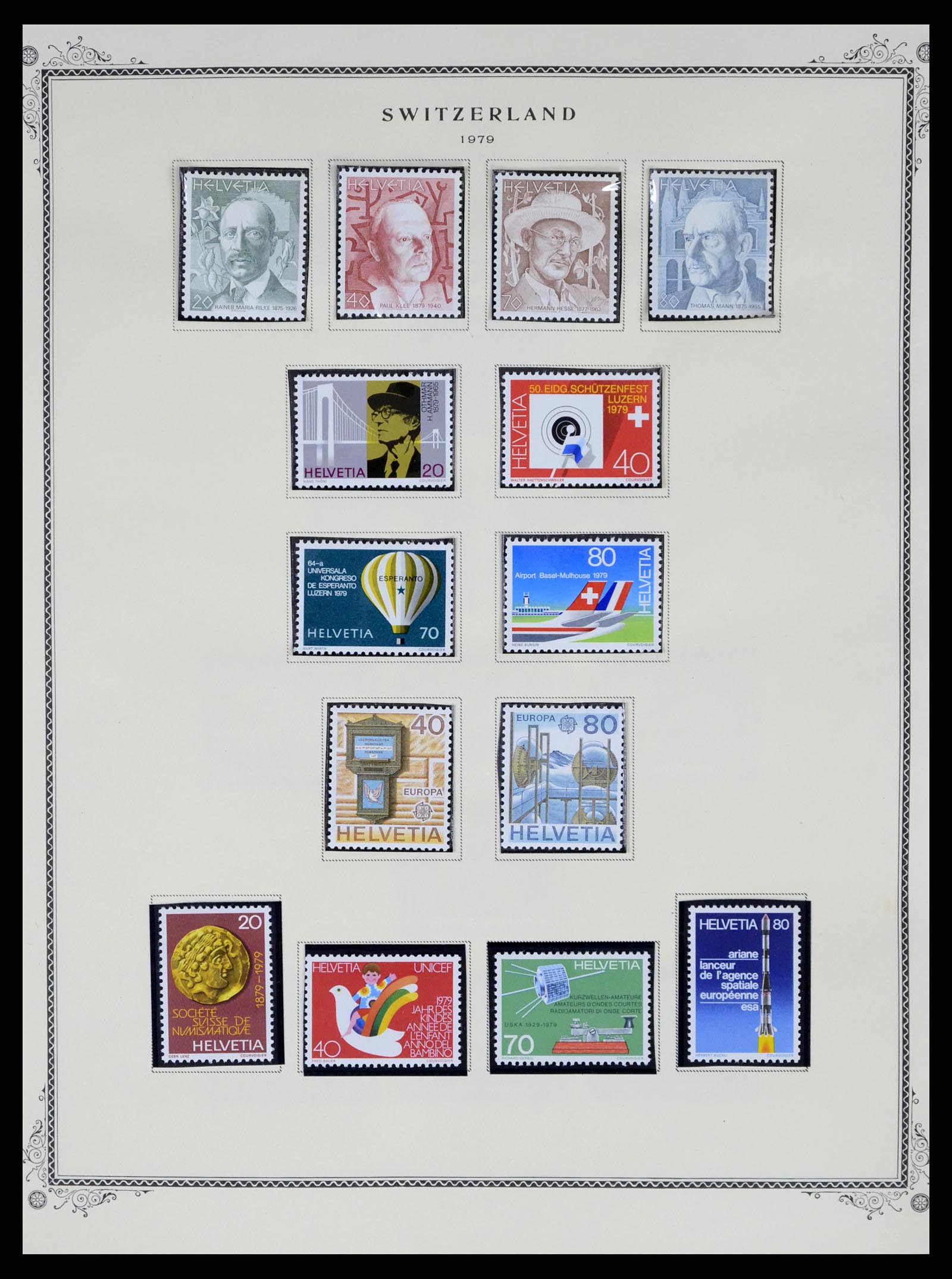 37641 044 - Stamp collection 37641 Switzerland 1855-1984.