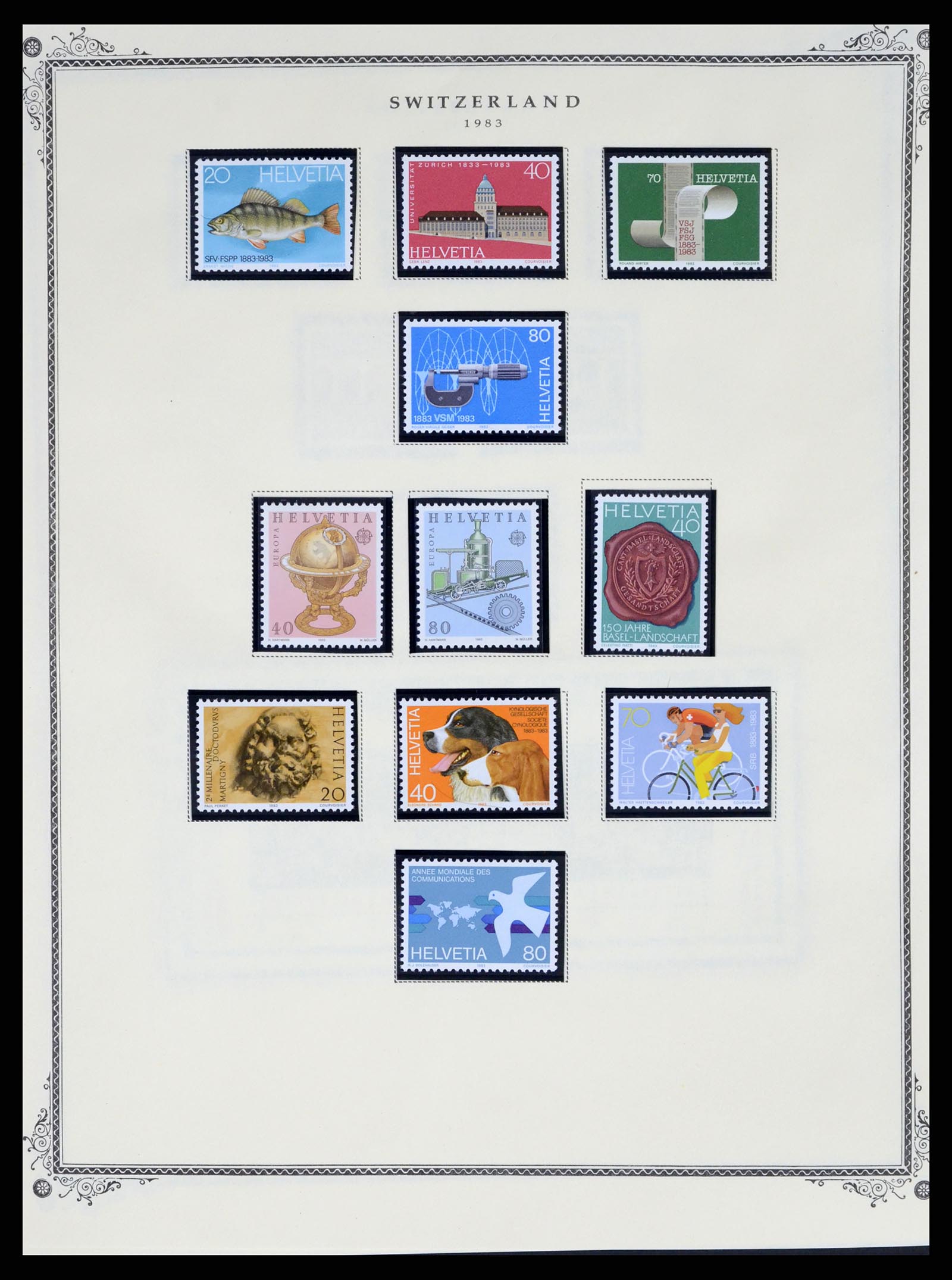 37641 048 - Stamp collection 37641 Switzerland 1855-1984.