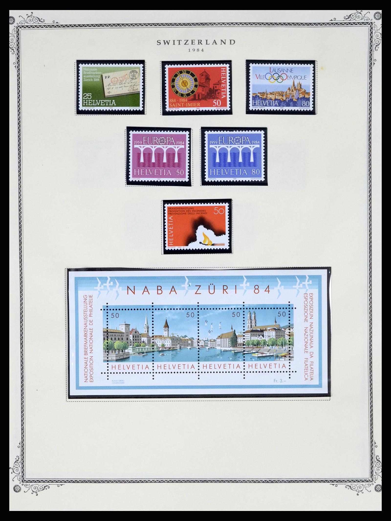 37641 049 - Stamp collection 37641 Switzerland 1855-1984.