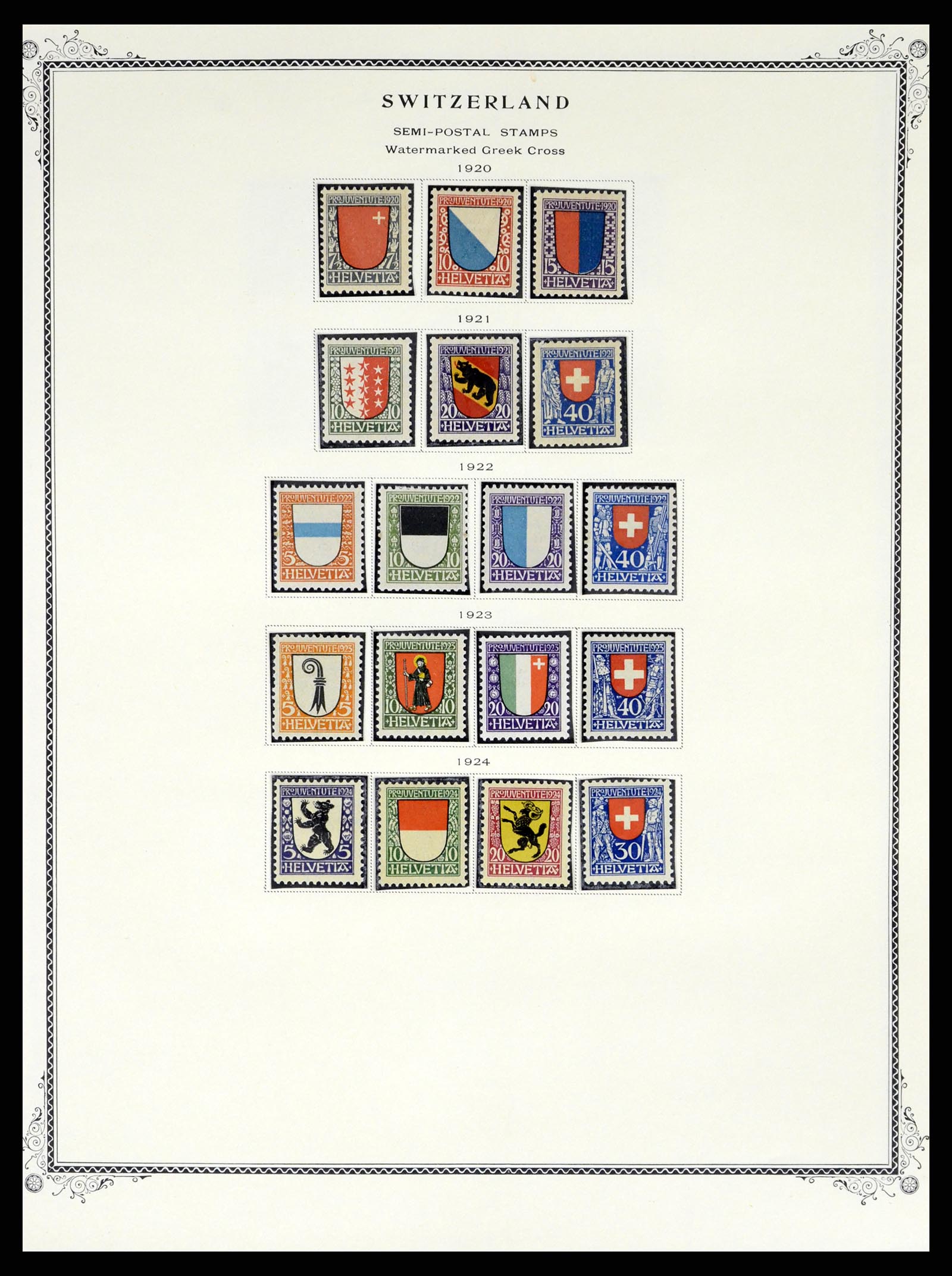 37641 051 - Stamp collection 37641 Switzerland 1855-1984.