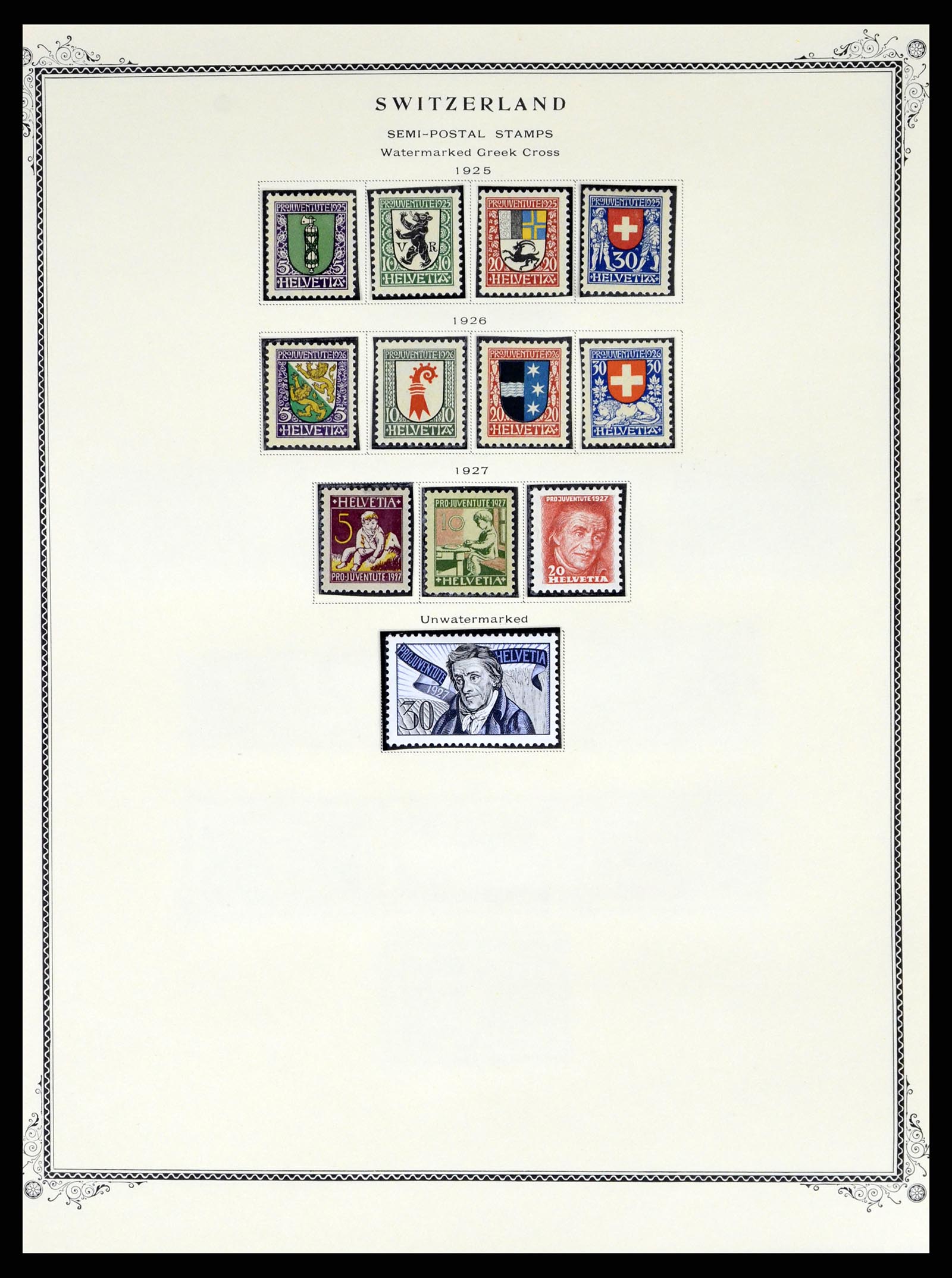 37641 052 - Stamp collection 37641 Switzerland 1855-1984.