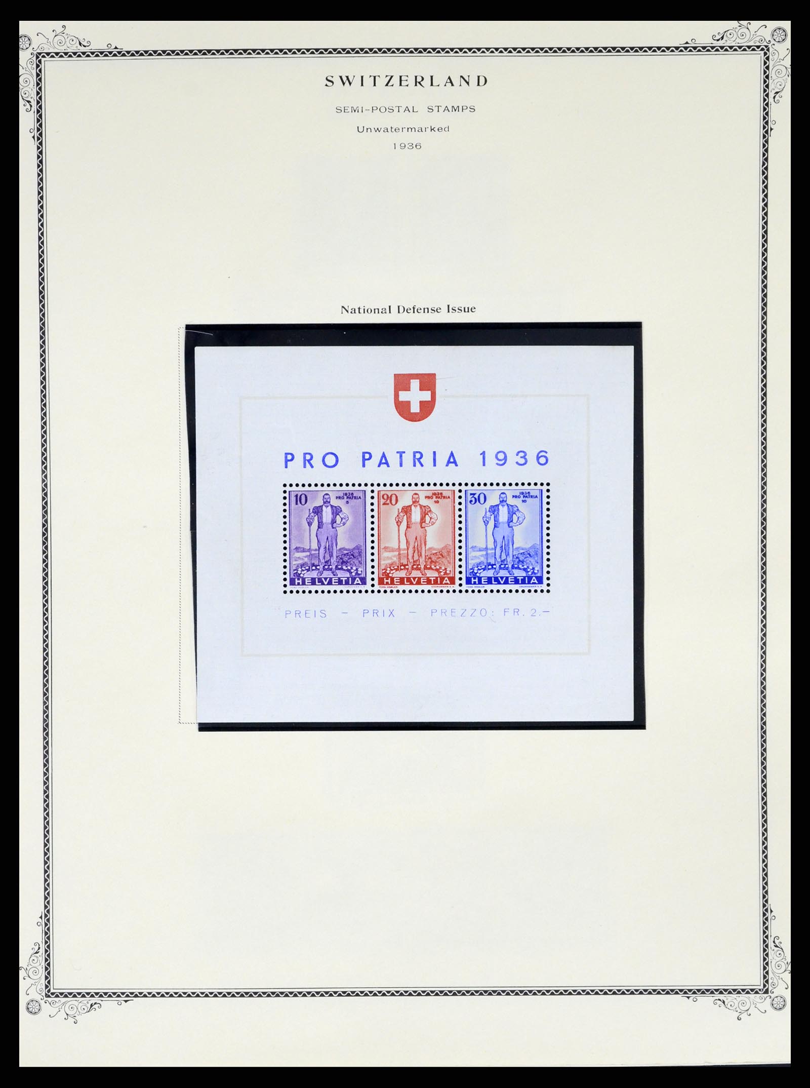 37641 056 - Stamp collection 37641 Switzerland 1855-1984.