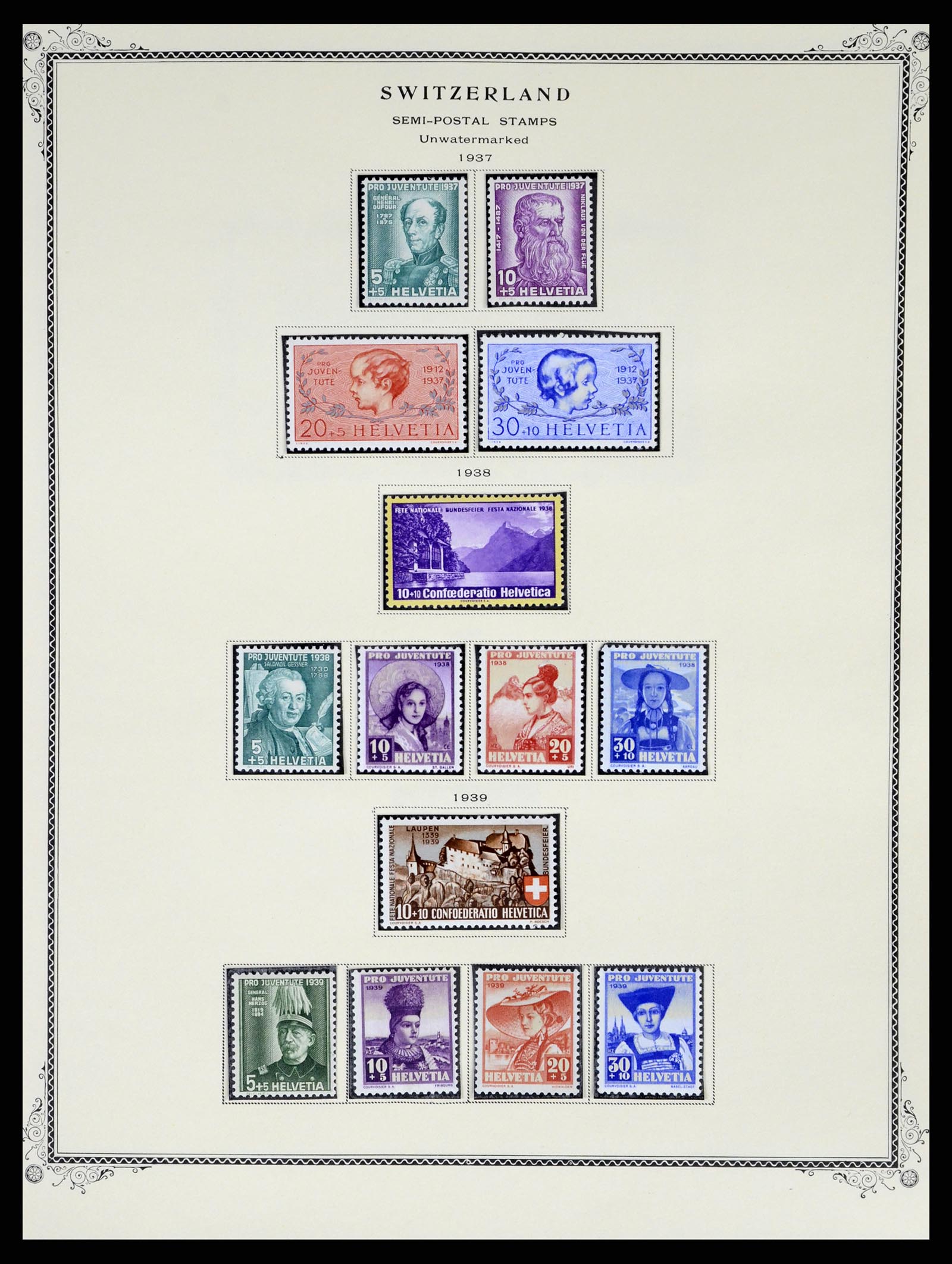 37641 057 - Stamp collection 37641 Switzerland 1855-1984.