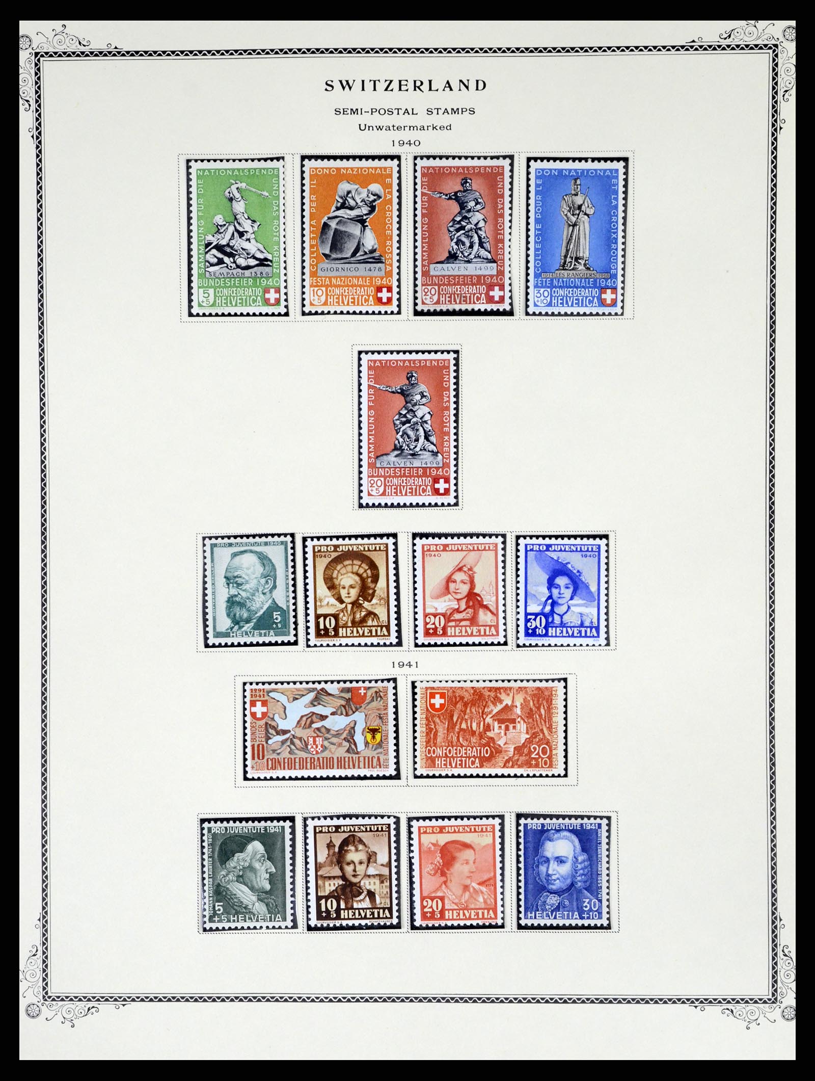 37641 059 - Stamp collection 37641 Switzerland 1855-1984.