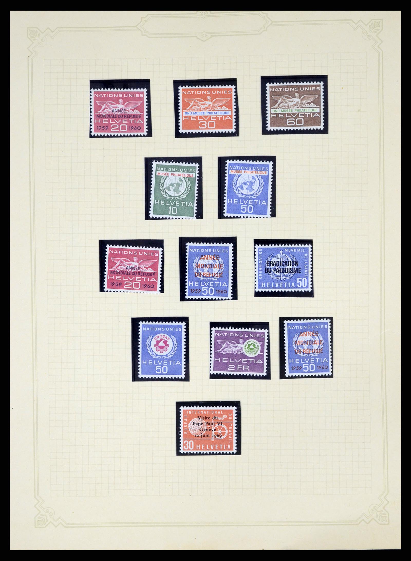 37641 141 - Stamp collection 37641 Switzerland 1855-1984.