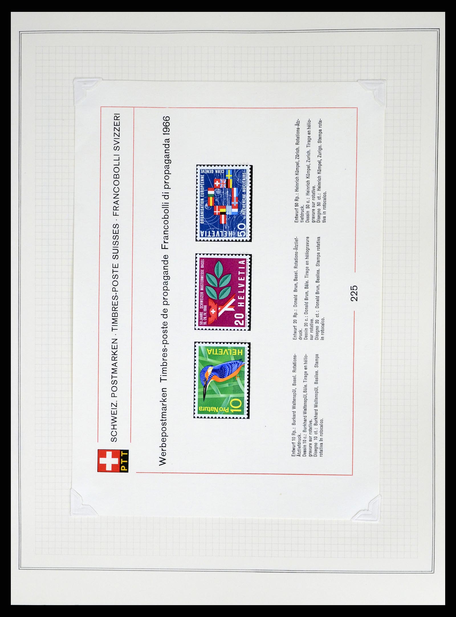 37641 144 - Stamp collection 37641 Switzerland 1855-1984.
