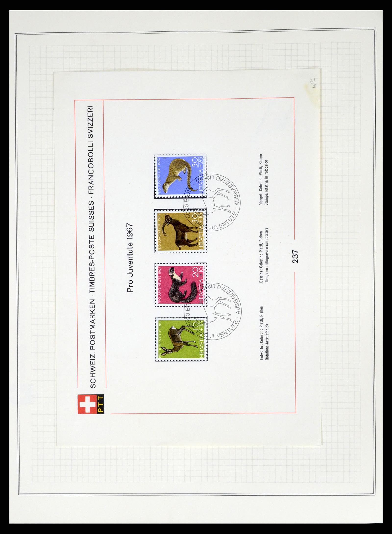 37641 146 - Stamp collection 37641 Switzerland 1855-1984.