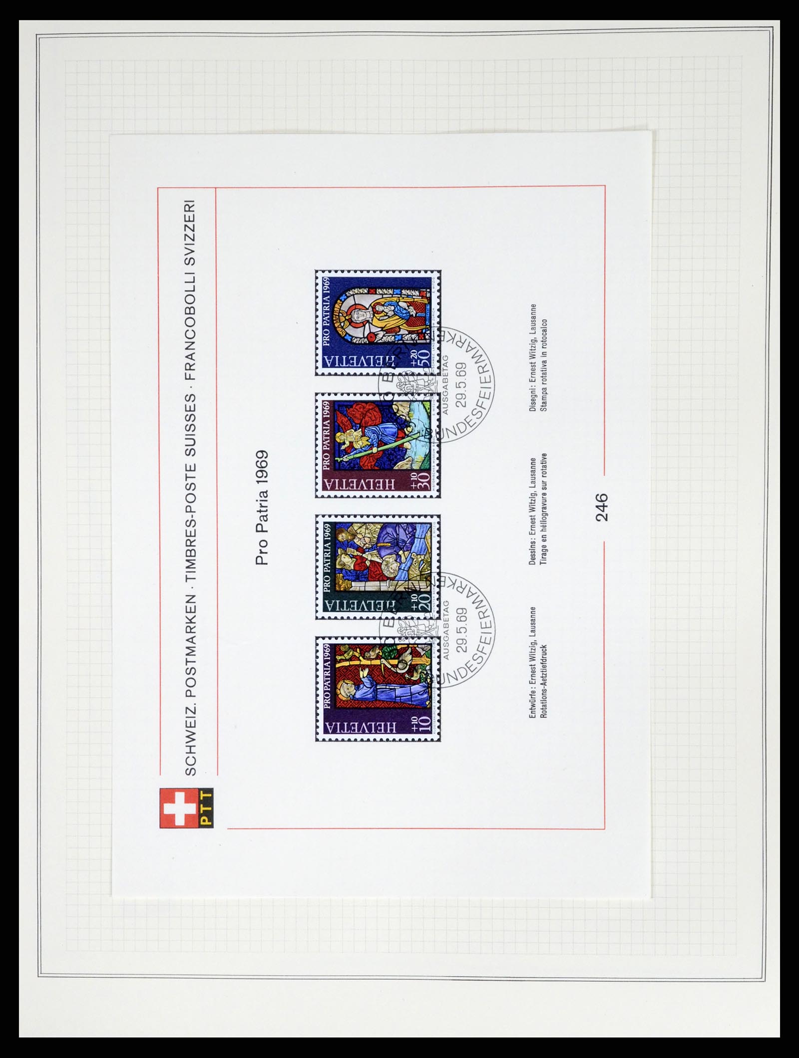 37641 147 - Stamp collection 37641 Switzerland 1855-1984.