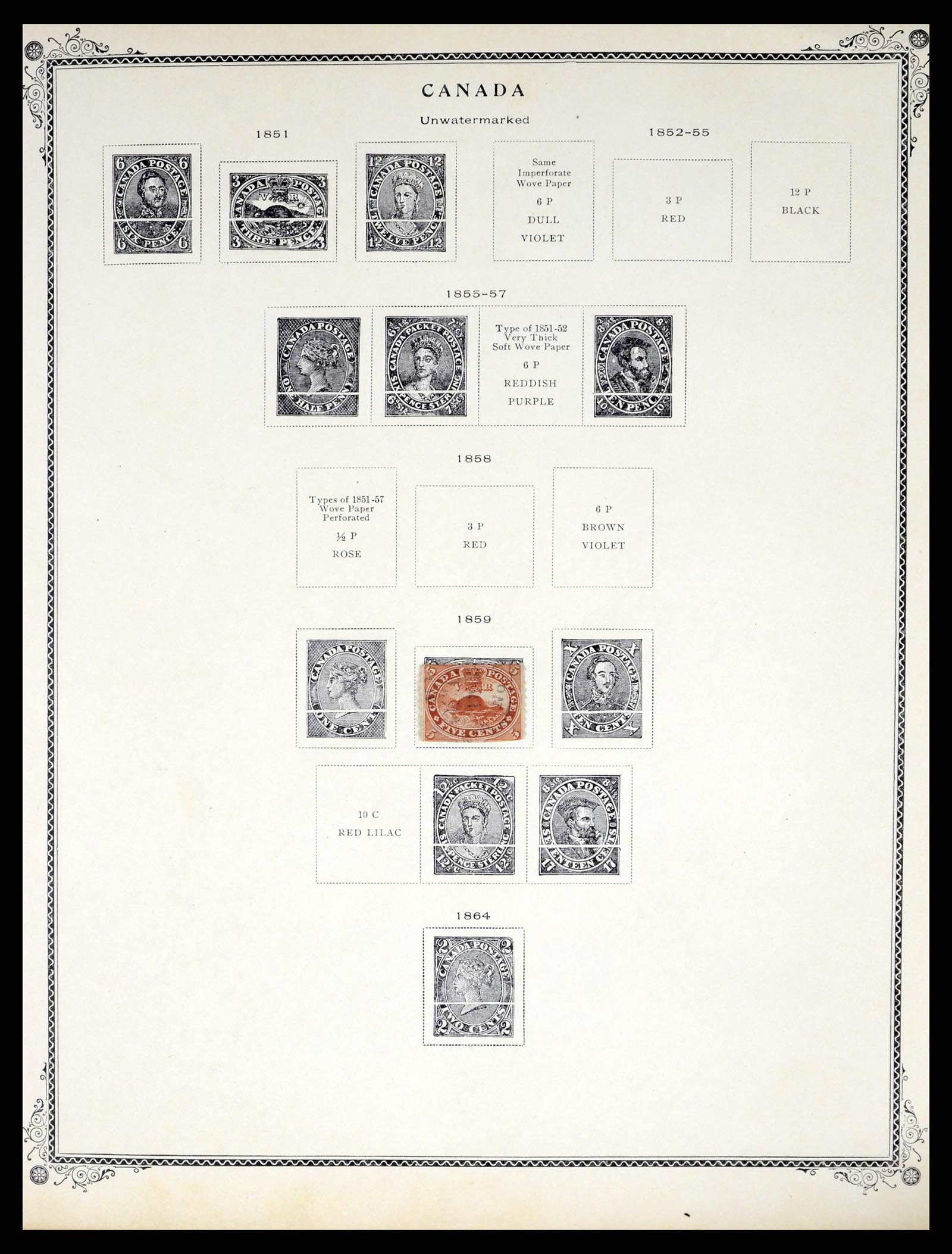 37643 001 - Postzegelverzameling 37643 Britse koloniën 1859-2003.