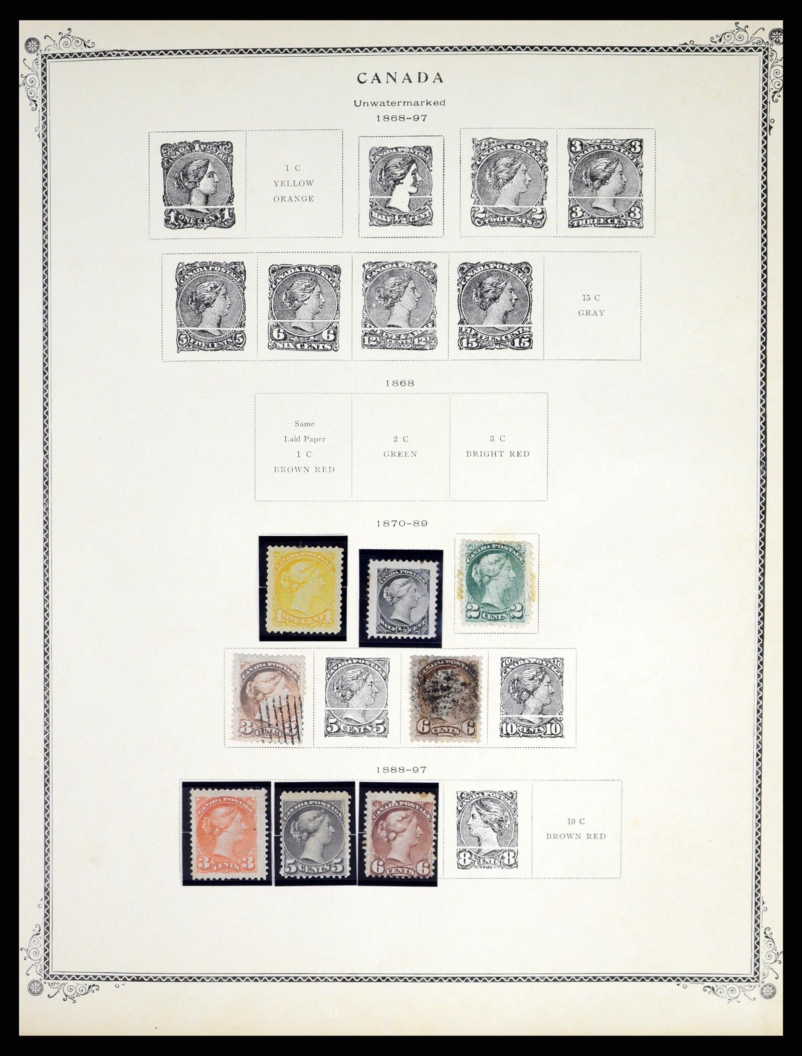 37643 003 - Postzegelverzameling 37643 Britse koloniën 1859-2003.