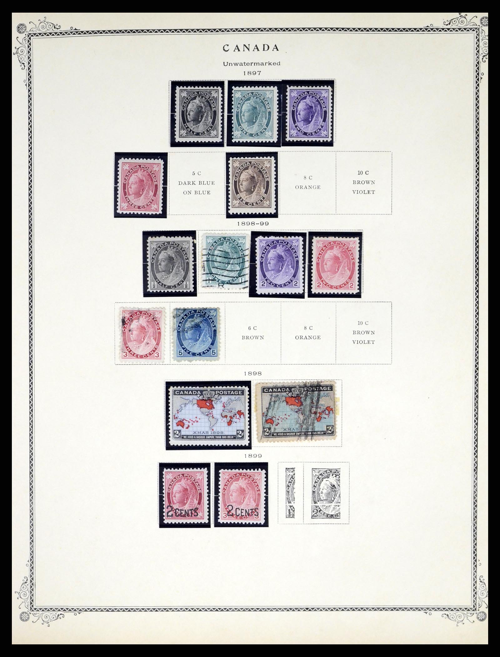 37643 007 - Postzegelverzameling 37643 Britse koloniën 1859-2003.