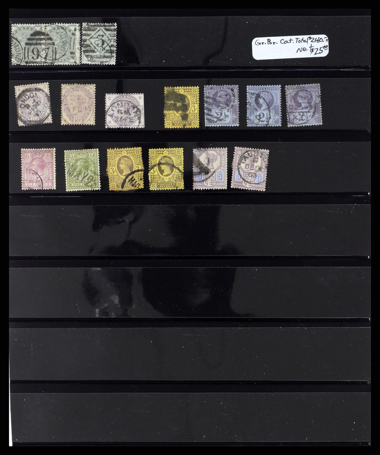 37644 001 - Postzegelverzameling 37644 Engeland 1840-1951.