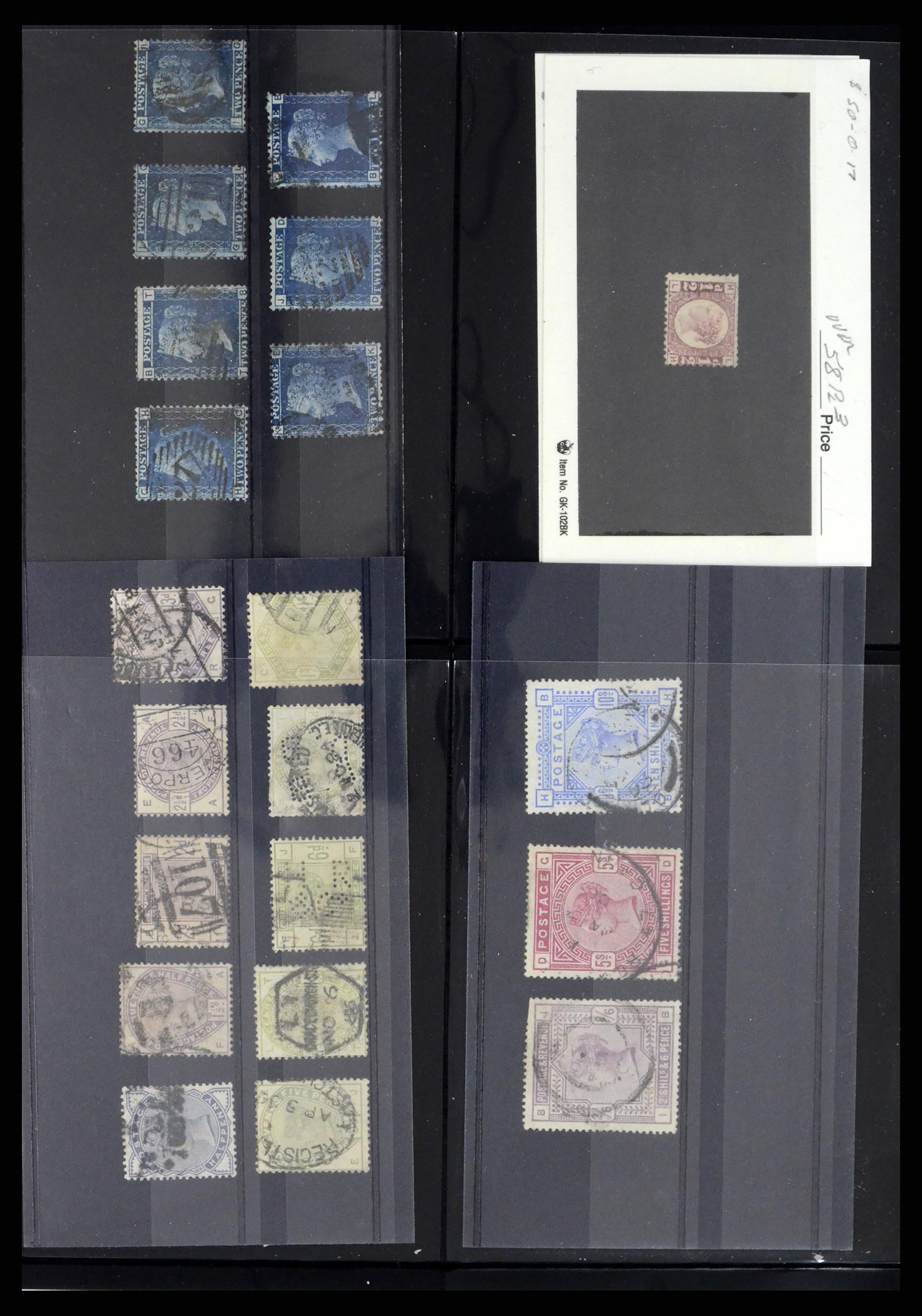37644 007 - Postzegelverzameling 37644 Engeland 1840-1951.