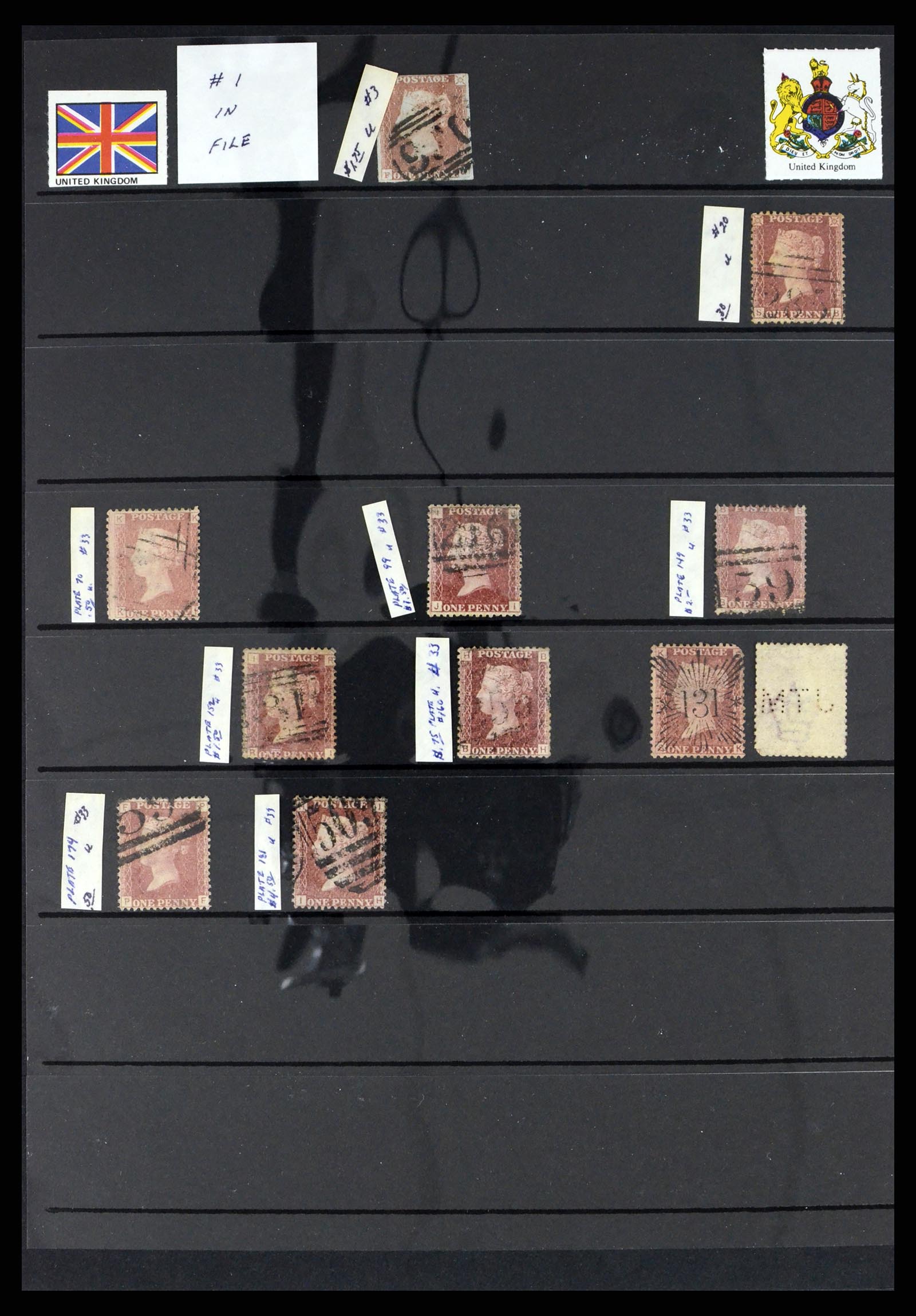 37644 009 - Postzegelverzameling 37644 Engeland 1840-1951.