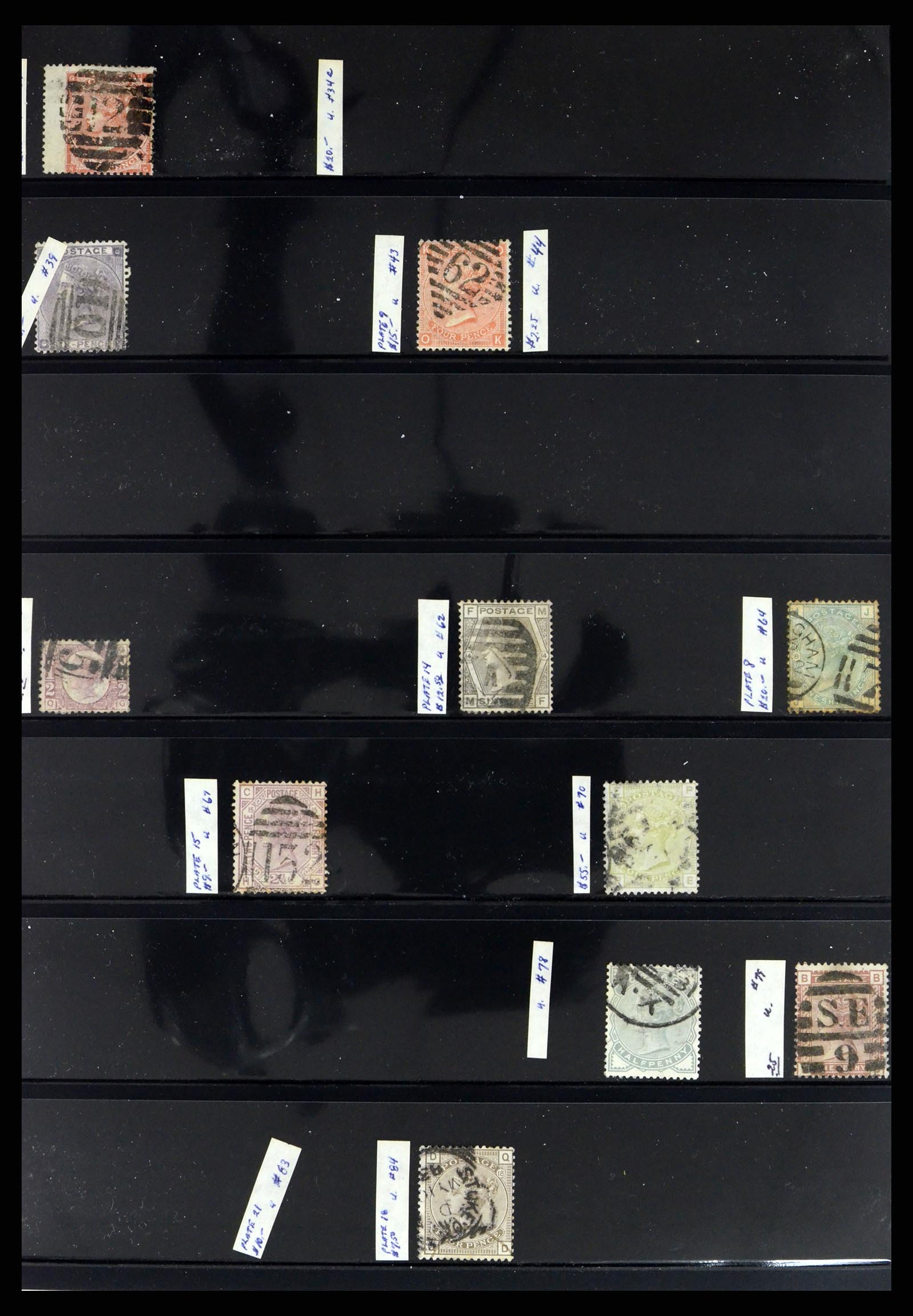 37644 010 - Postzegelverzameling 37644 Engeland 1840-1951.