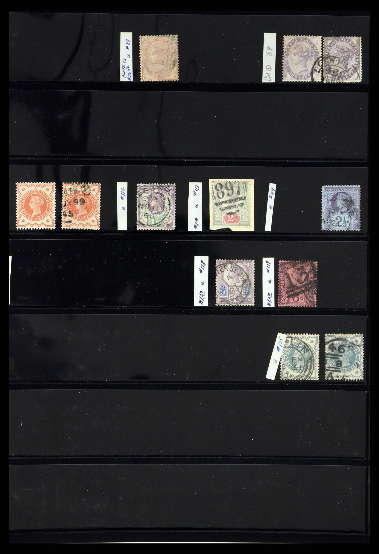 37644 011 - Postzegelverzameling 37644 Engeland 1840-1951.