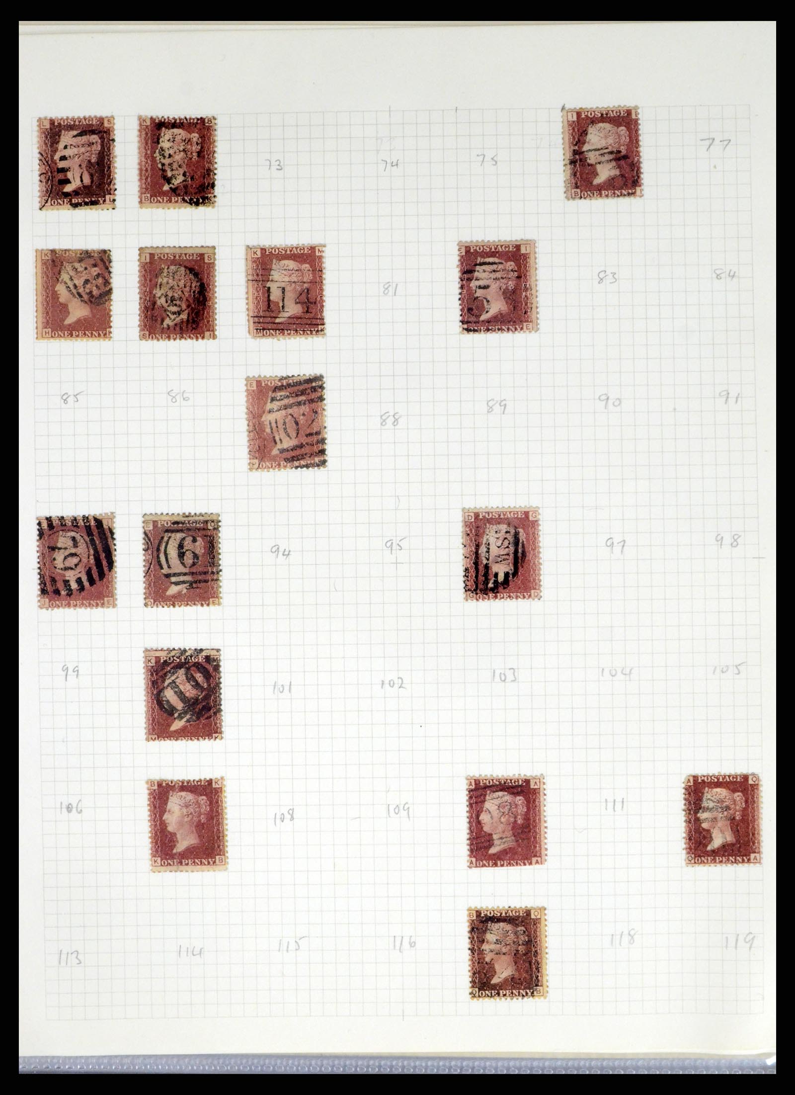 37644 015 - Postzegelverzameling 37644 Engeland 1840-1951.